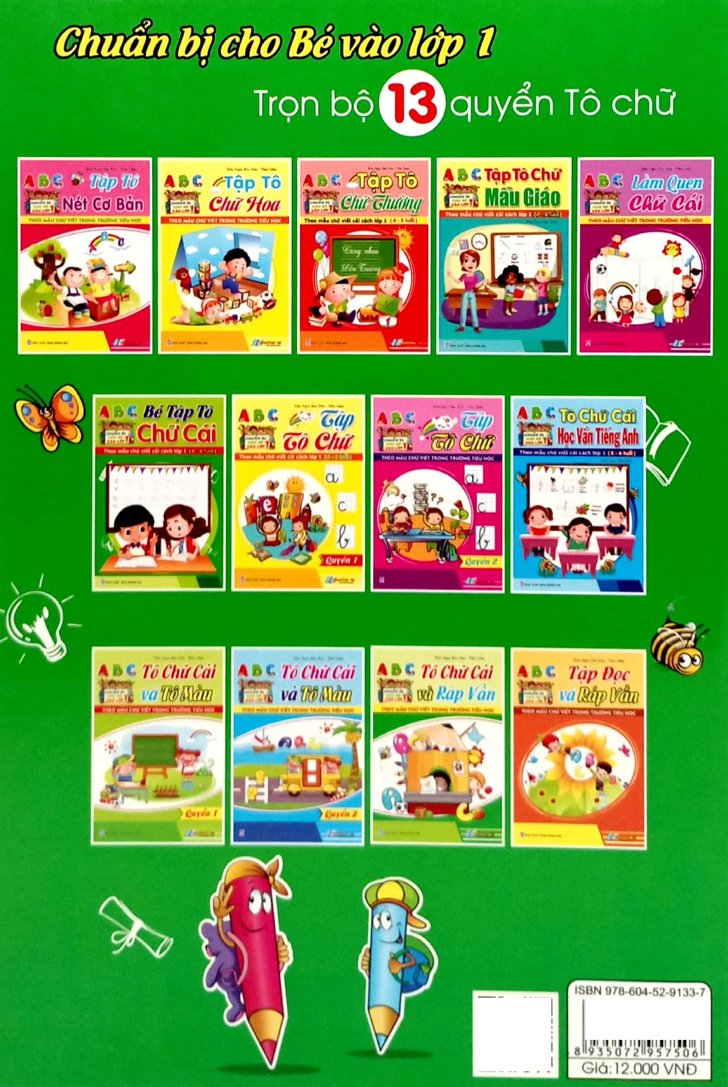 chuẩn bị cho bé vào lớp 1 - bé tập tô chữ cái và chữ ghép (5-6 tuổi)