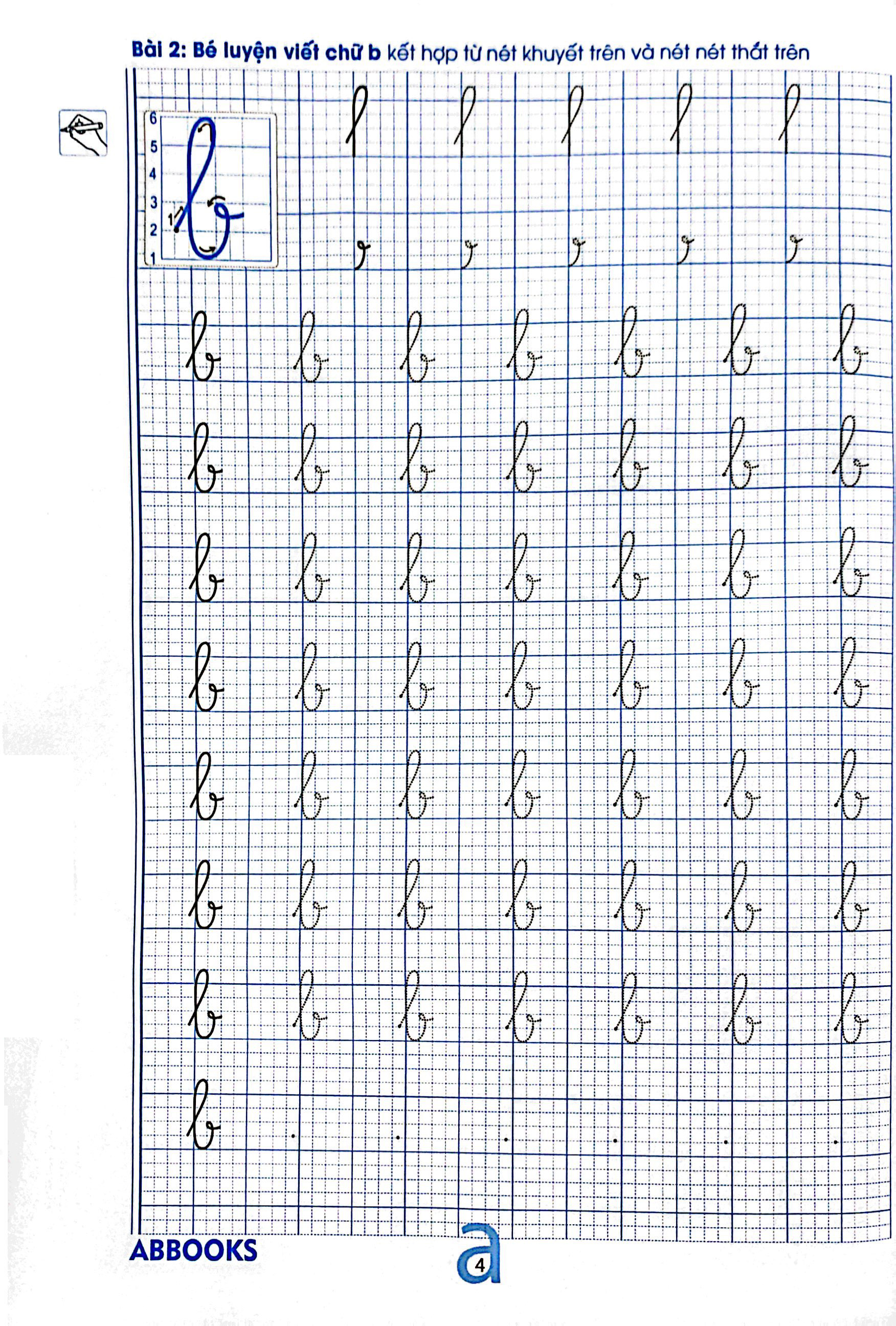 chuẩn bị cho bé vào lớp 1 - dành cho bé 4-5 tuổi - tập viết chữ cái