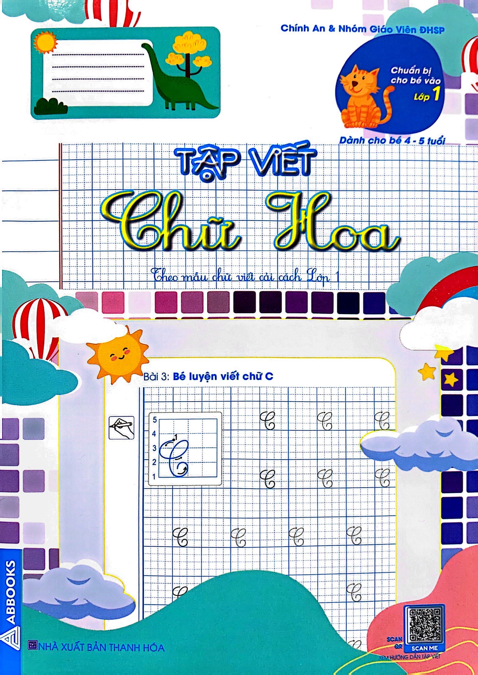 chuẩn bị cho bé vào lớp 1 - dành cho bé 4-5 tuổi - tập viết chữ hoa