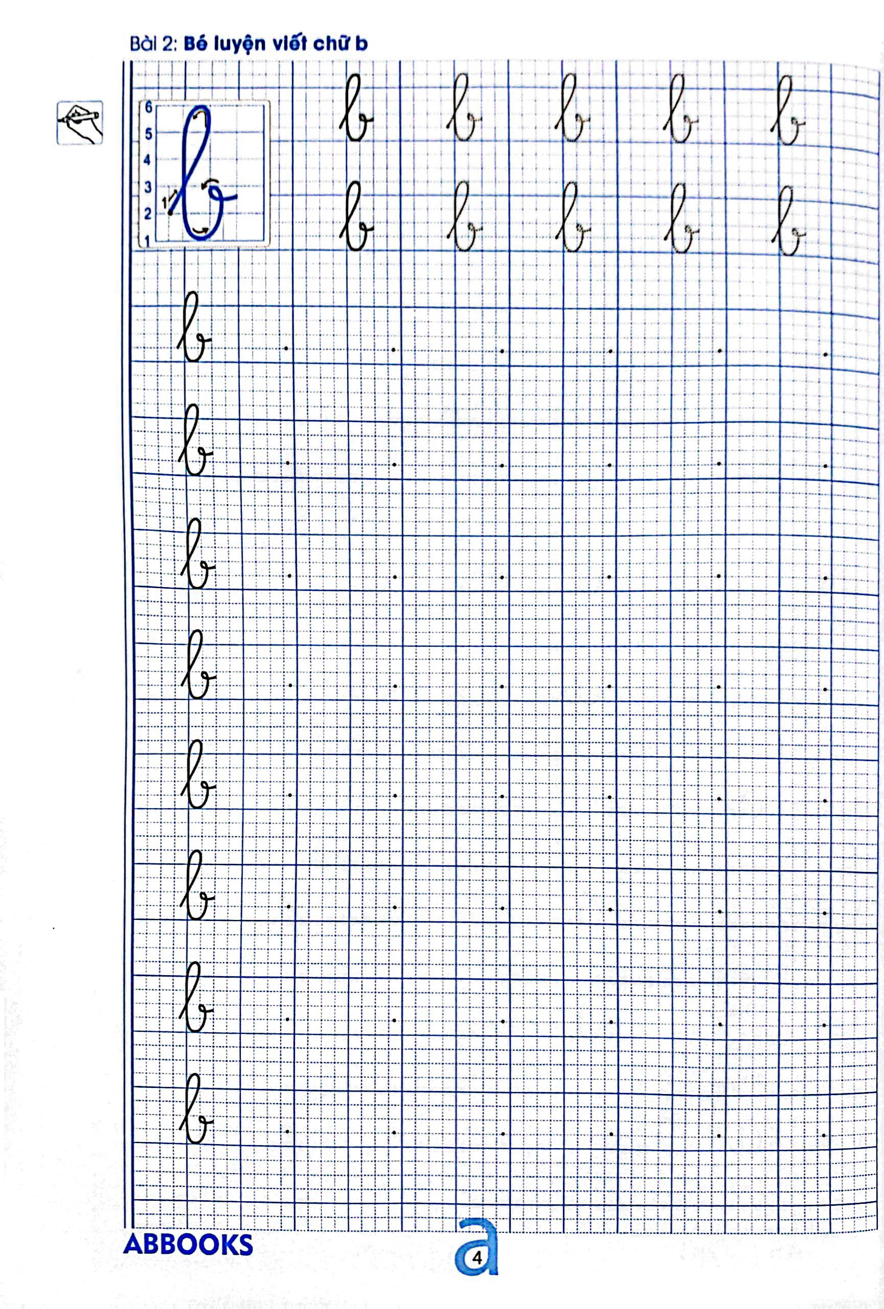 chuẩn bị cho bé vào lớp 1 - dành cho bé 5-6 tuổi - bé luyện viết chữ thường