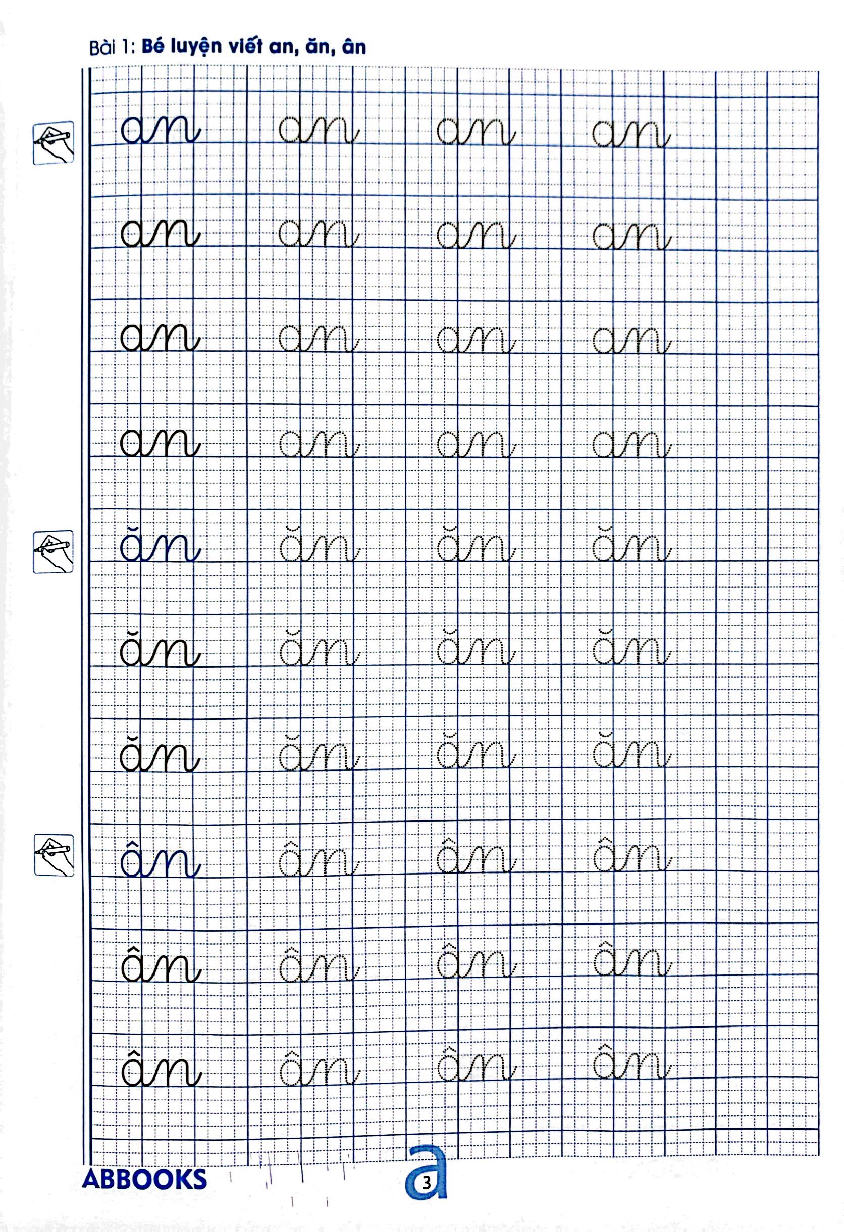 chuẩn bị cho bé vào lớp 1 - dành cho bé 5-6 tuổi - chữ ghép