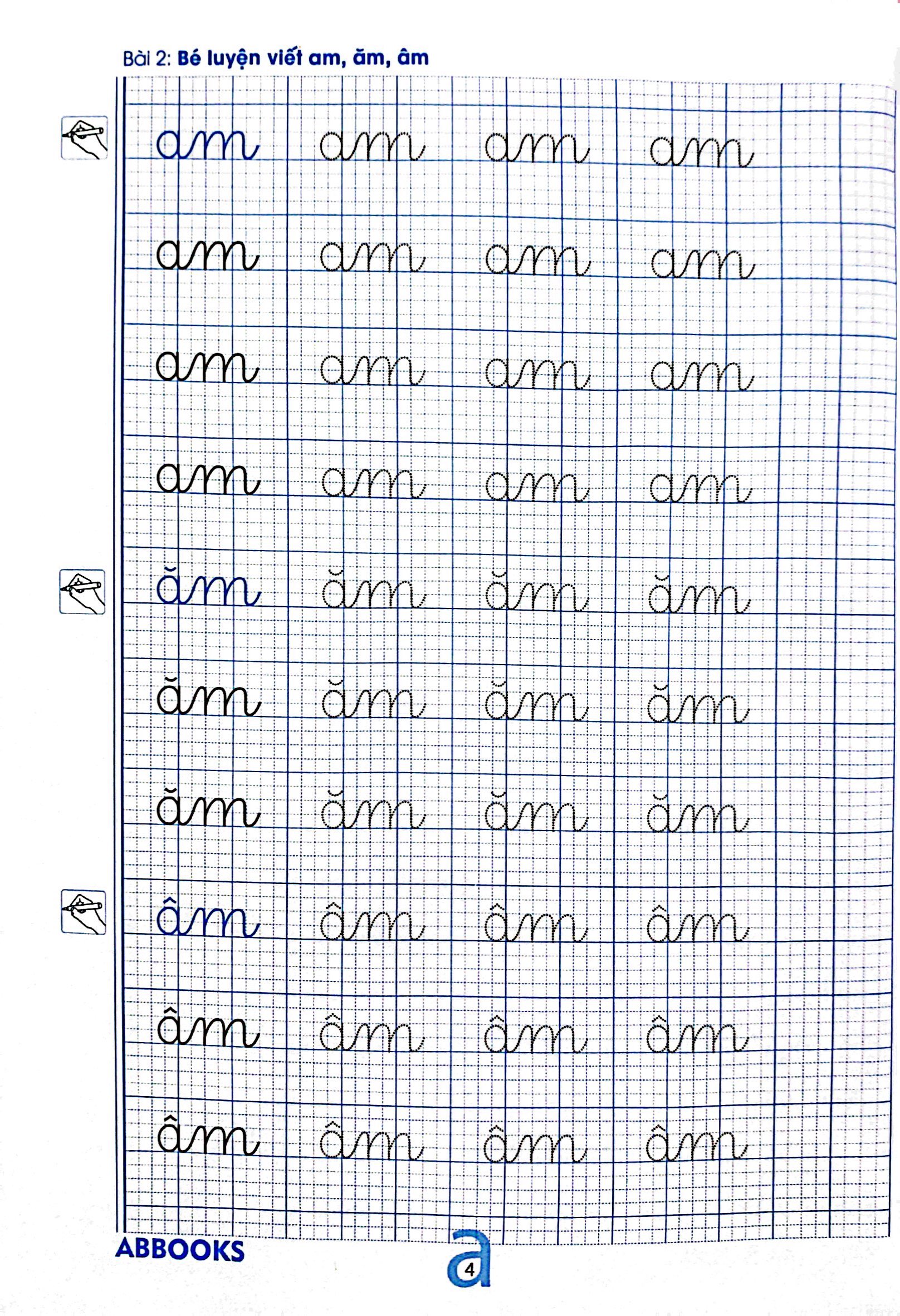 chuẩn bị cho bé vào lớp 1 - dành cho bé 5-6 tuổi - chữ ghép