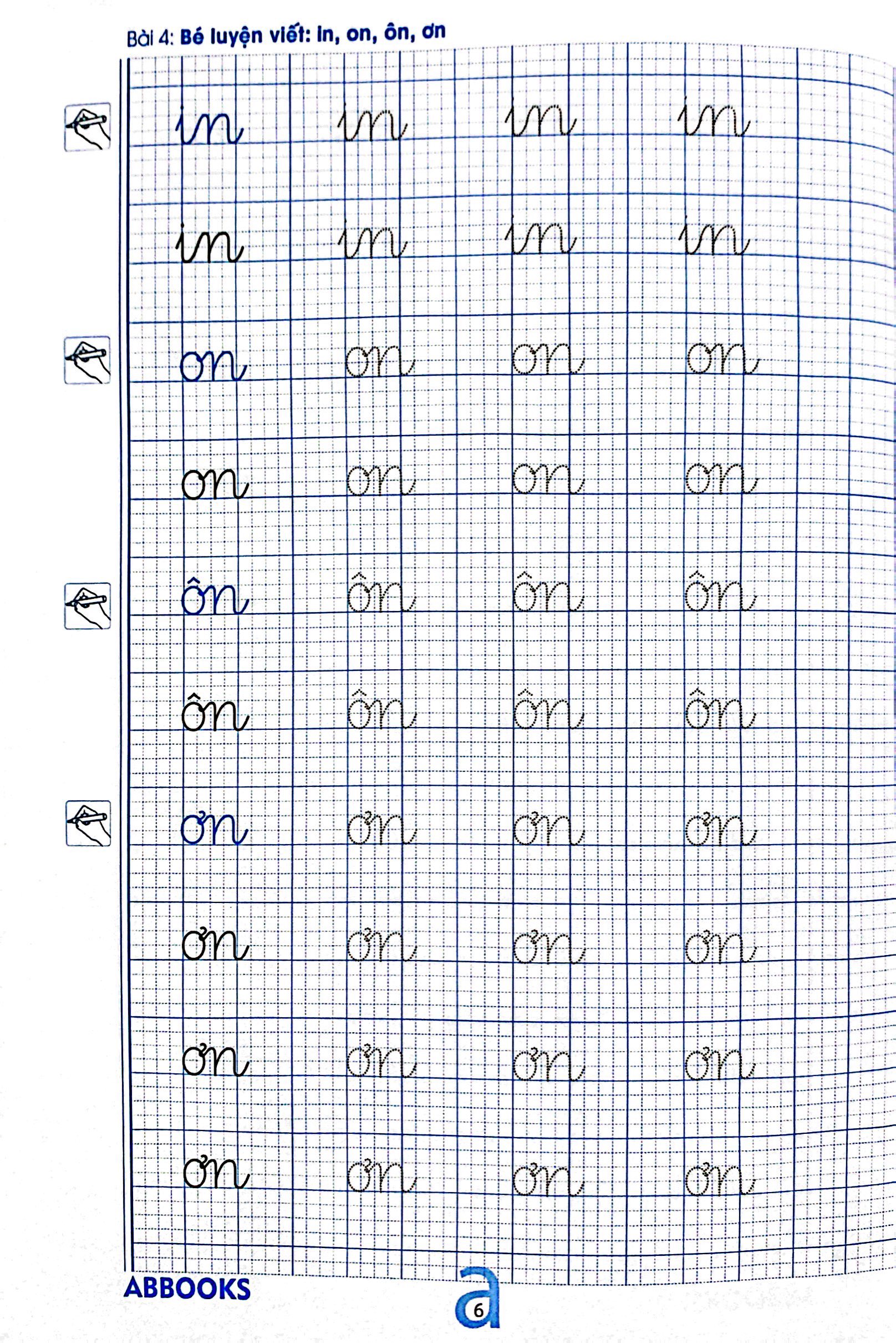 chuẩn bị cho bé vào lớp 1 - dành cho bé 5-6 tuổi - chữ ghép