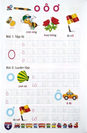 chuẩn bị cho bé vào lớp 1: làm quen chữ cái