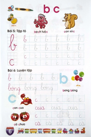 chuẩn bị cho bé vào lớp 1: làm quen chữ cái