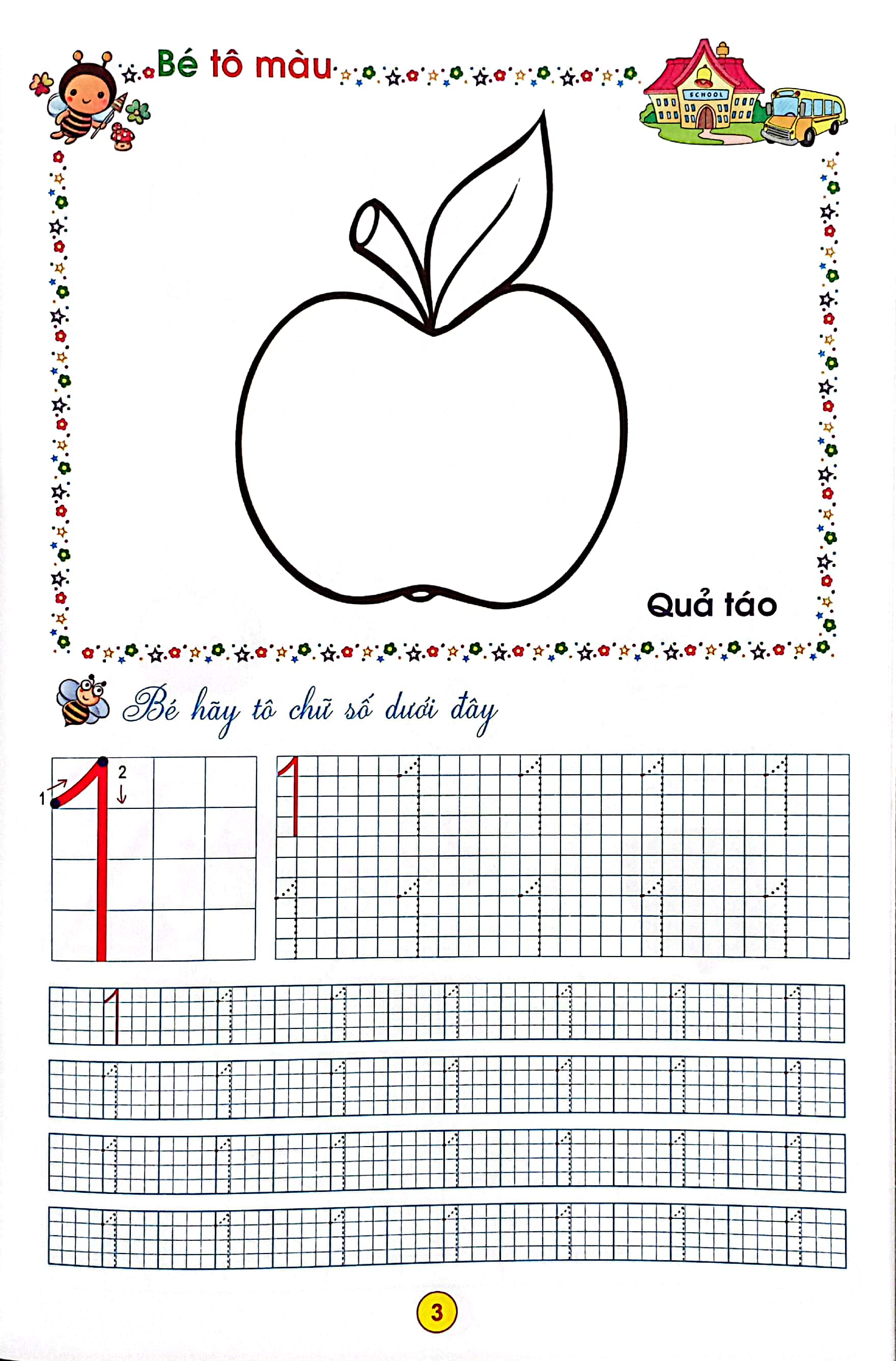 chuẩn bị cho bé vào lớp 1 - làm quen chữ số (cho bé từ 5-6 tuổi)