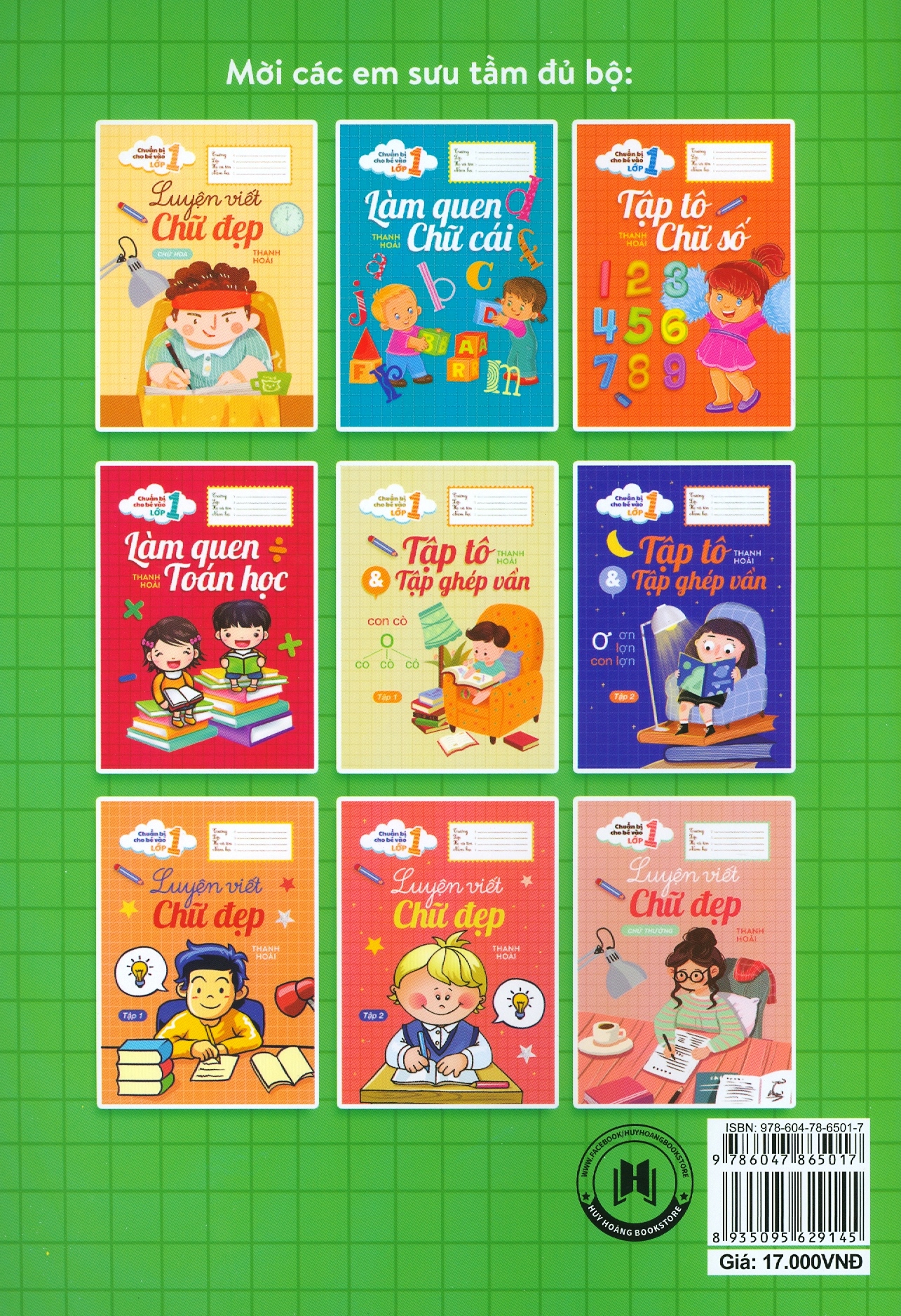 chuẩn bị cho bé vào lớp 1 - tập đếm và tập viết (tái bản 2020)