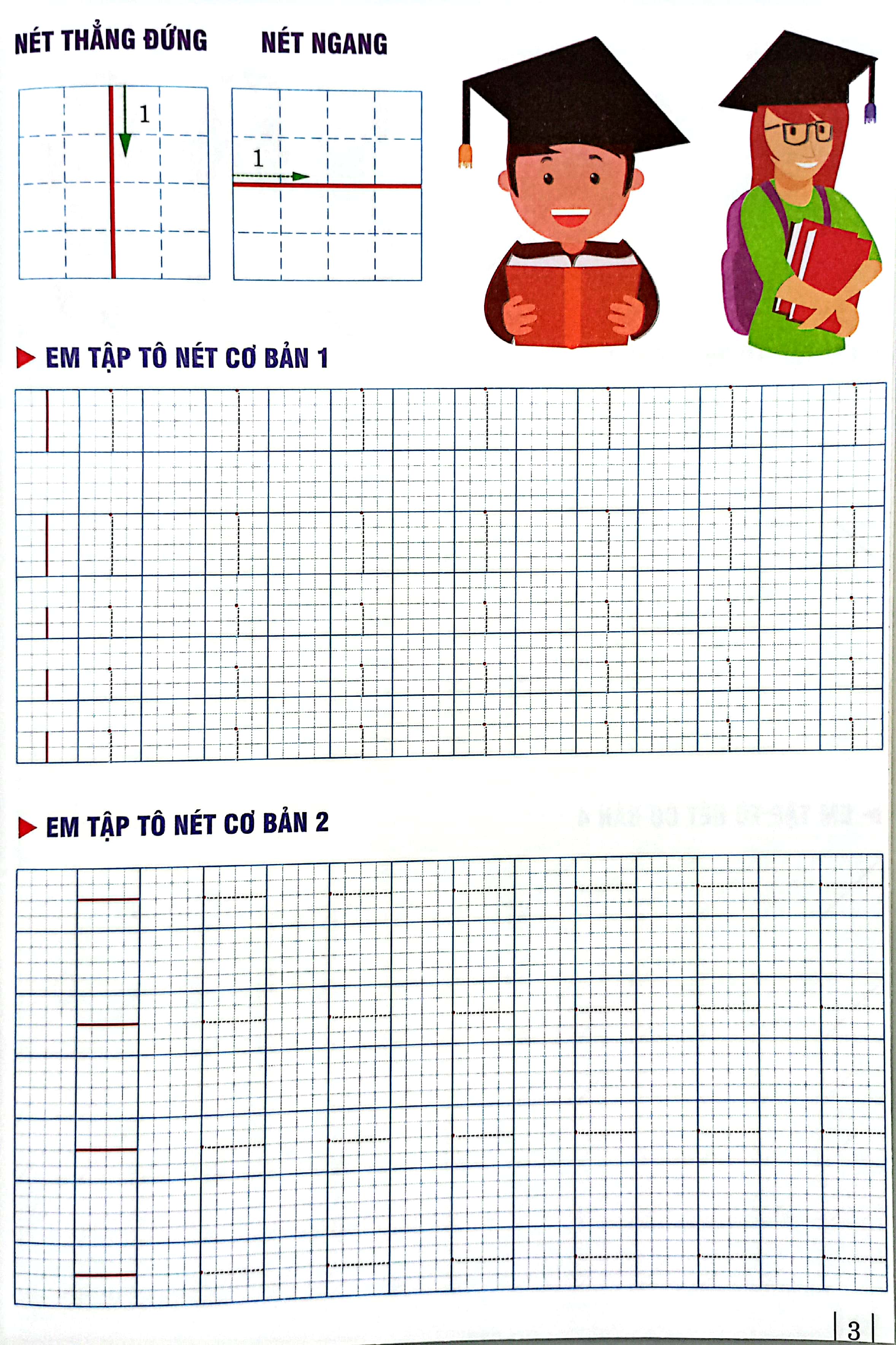 chuẩn bị cho bé vào lớp 1 - tập tô chữ mẫu giáo (cho bé từ 4-5 tuổi)