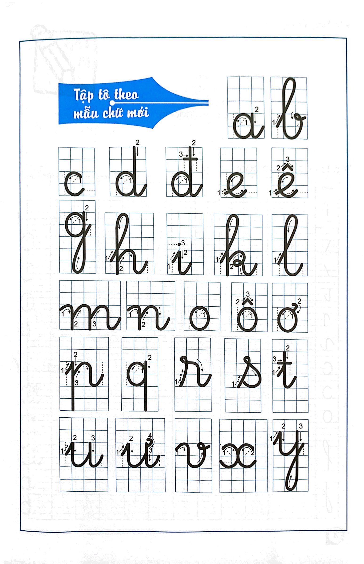 chuẩn bị cho bé vào lớp 1 - tập tô chữ mẫu giáo (tái bản)