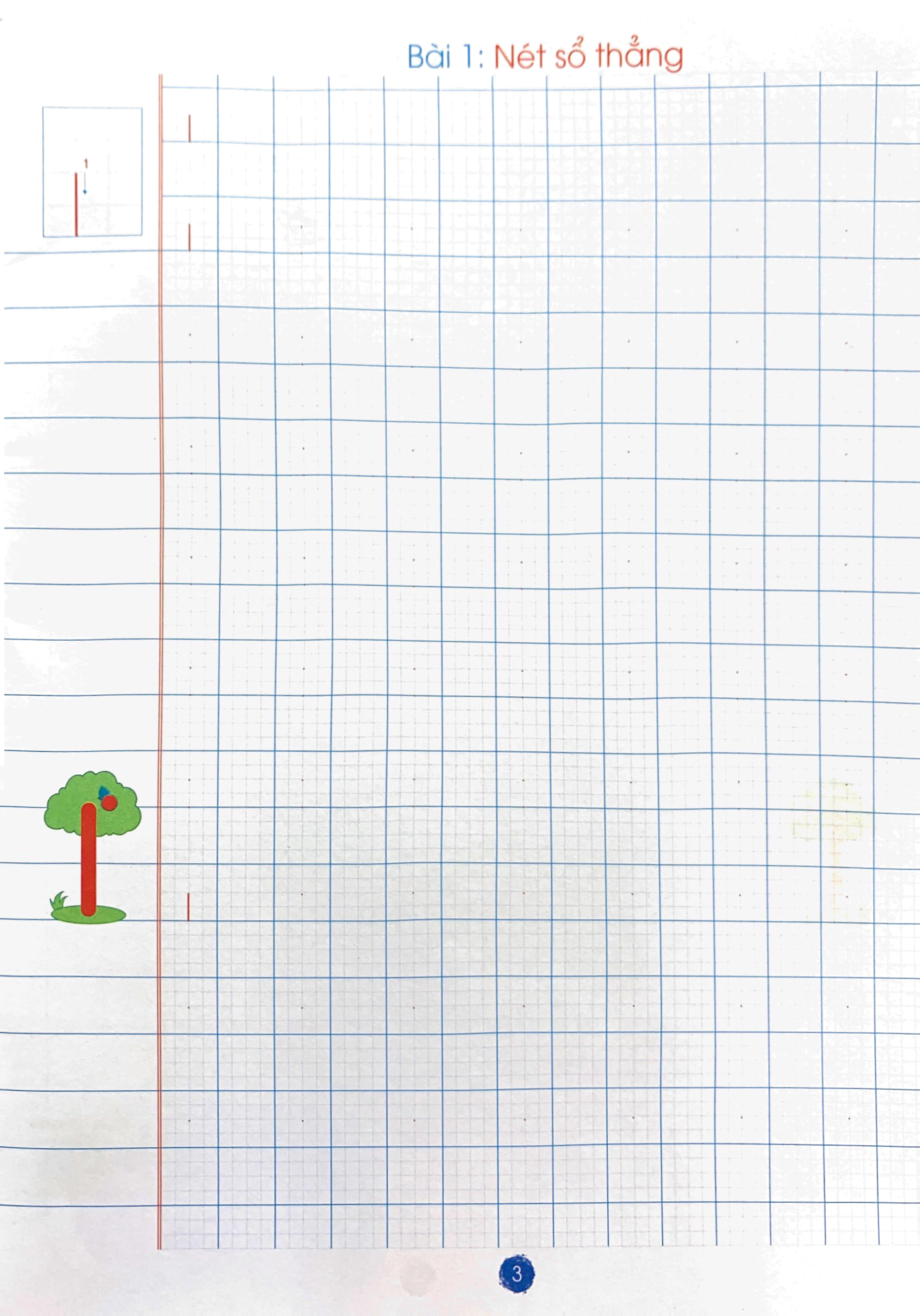 chuẩn bị cho bé vào lớp 1 - tập tô nét cơ bản