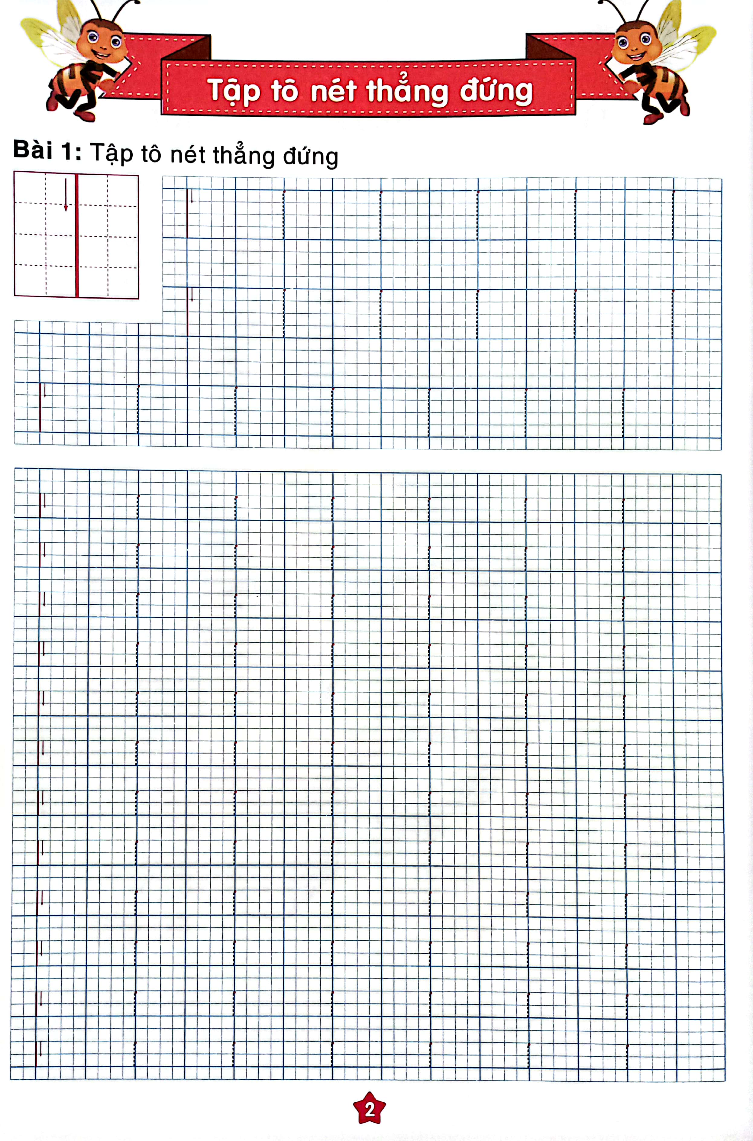 chuẩn bị cho bé vào lớp 1 - tập tô nét cơ bản (cho bé từ 4-5 tuổi)