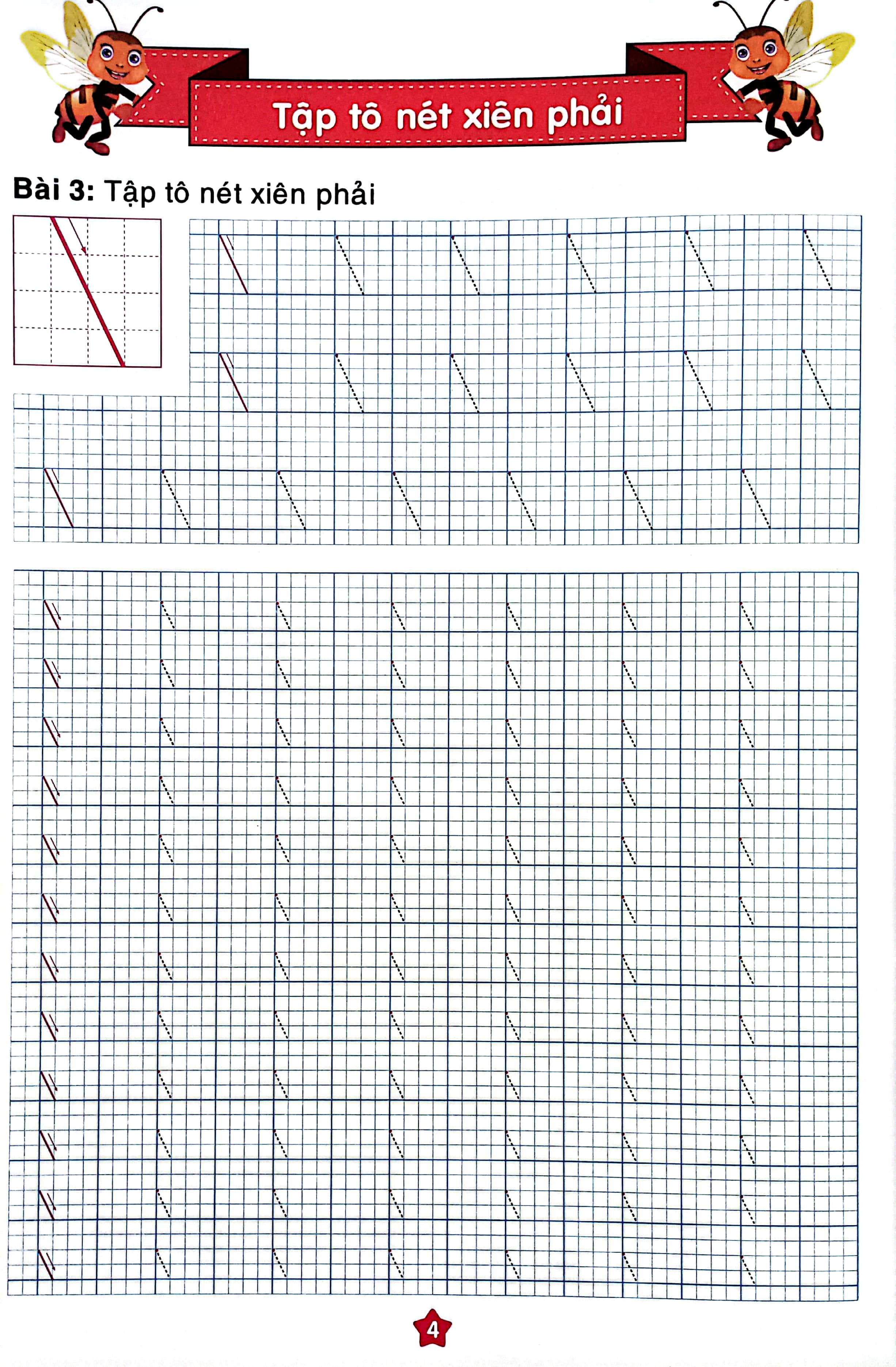 chuẩn bị cho bé vào lớp 1 - tập tô nét cơ bản (cho bé từ 4-5 tuổi)