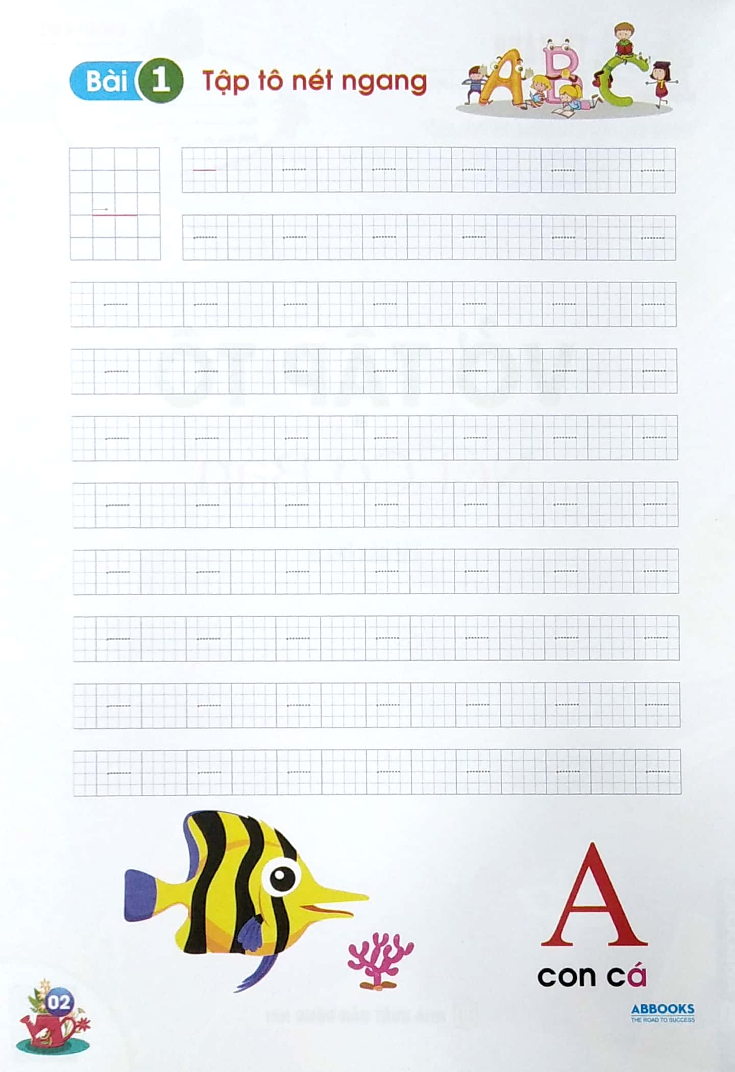 chuẩn bị cho bé vào lớp 1 - vở tập tô - nét cơ bản