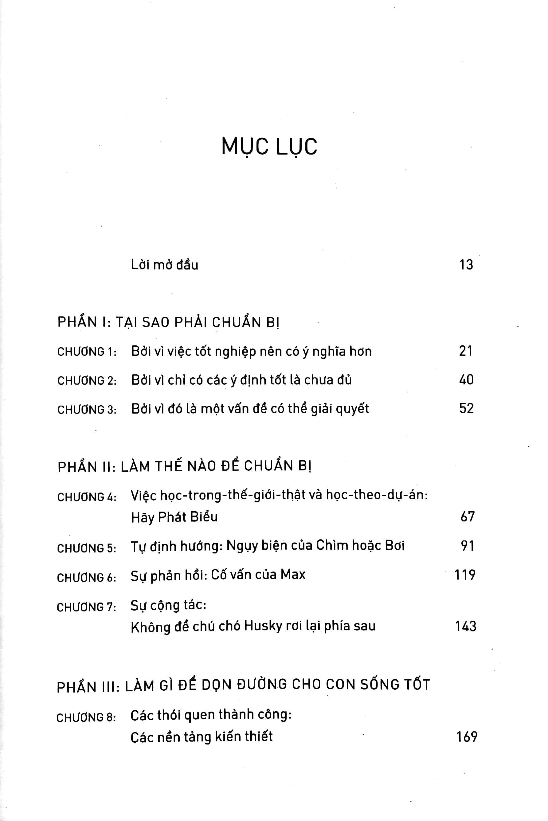 chuẩn bị cho con một cuộc sống trọn vẹn