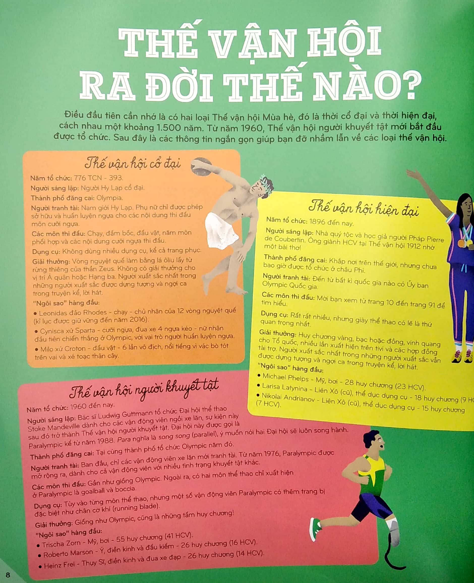 chuẩn bị, sẵn sàng, đoạt huy chương vàng - cẩm nang lí thú về các môn thể thao olympic