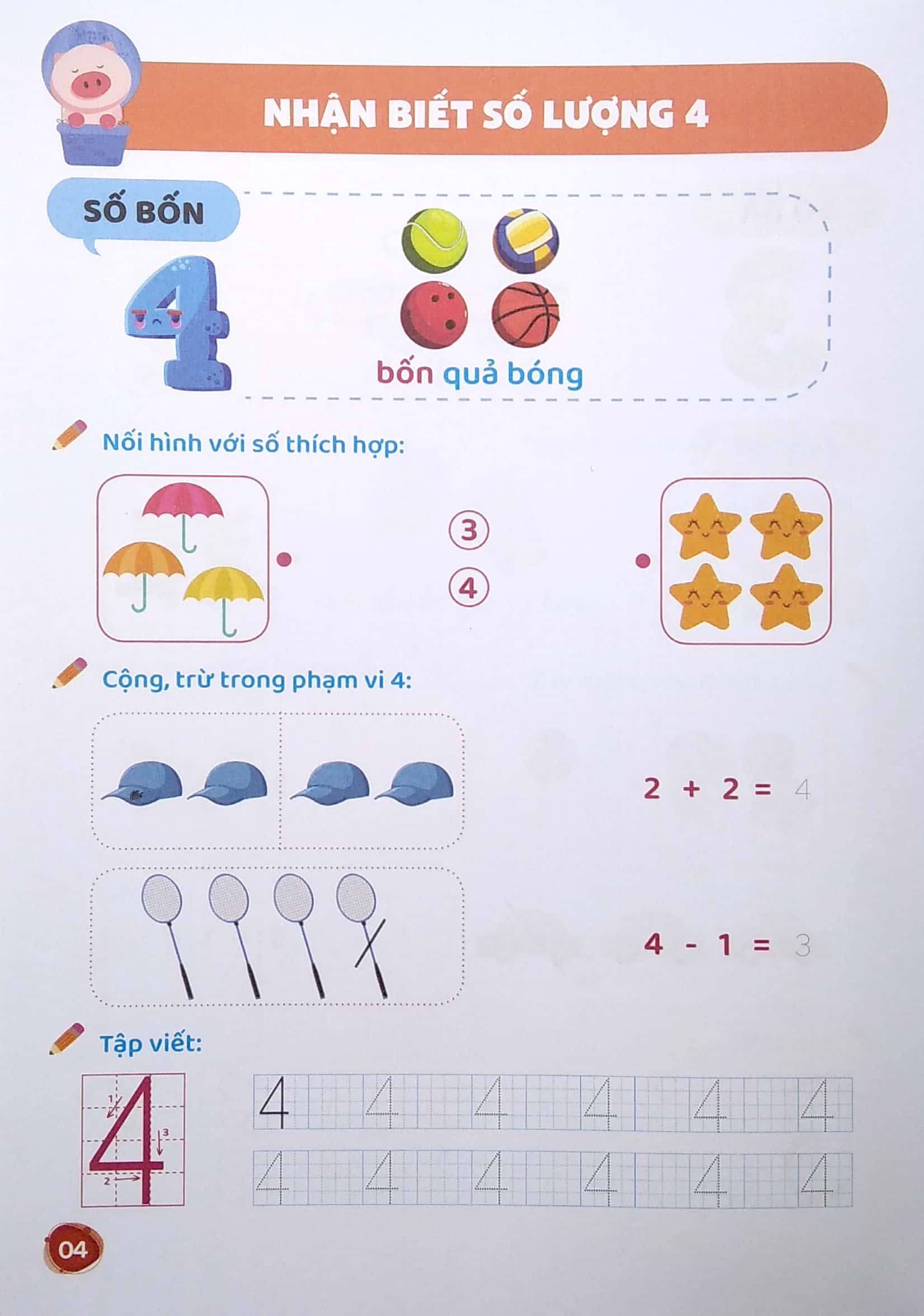 chuẩn bị vào lớp 1 - vở bé làm quen với toán (dành cho 5-6 tuổi)