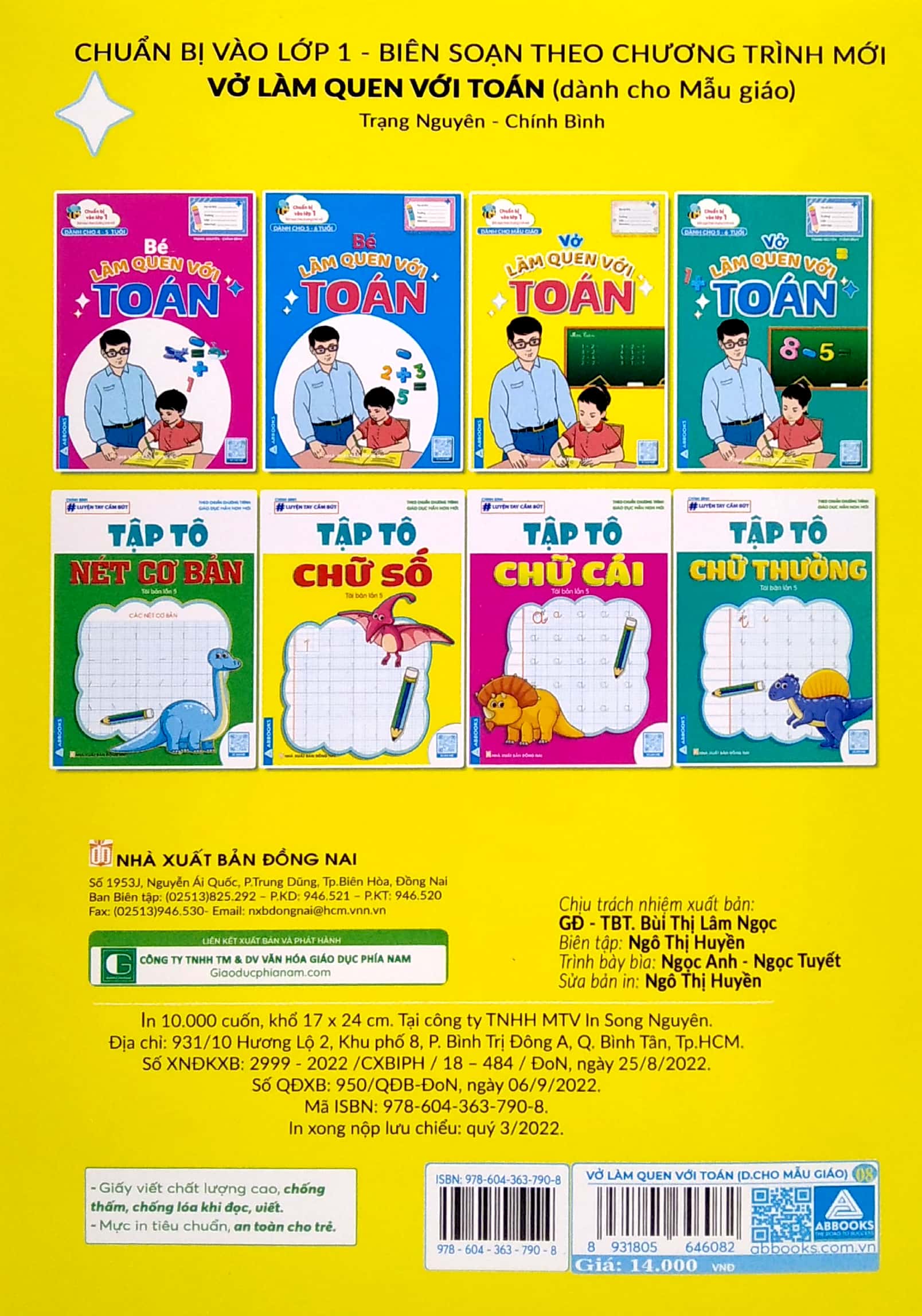 chuẩn bị vào lớp 1 - vở bé làm quen với toán (dành cho mẫu giáo)