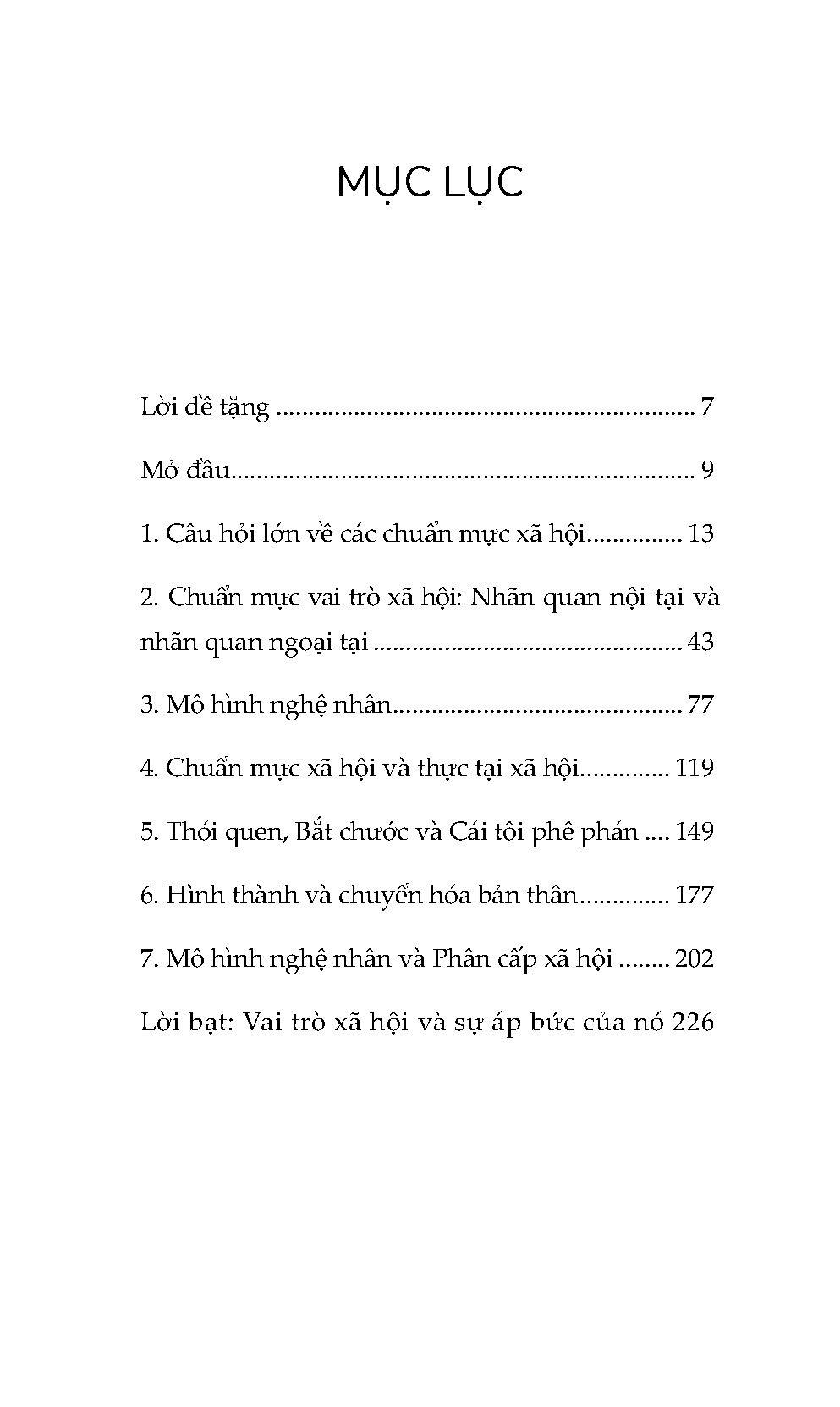 chuẩn mực xã hội - một cách tiếp cận từ bản thể luận