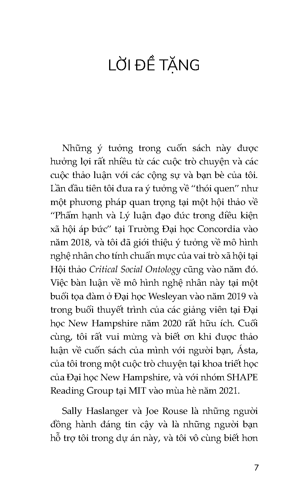 chuẩn mực xã hội - một cách tiếp cận từ bản thể luận