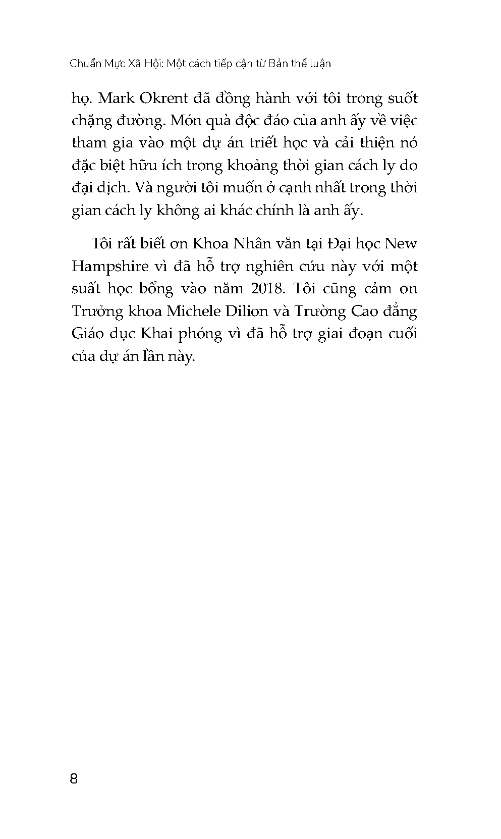chuẩn mực xã hội - một cách tiếp cận từ bản thể luận
