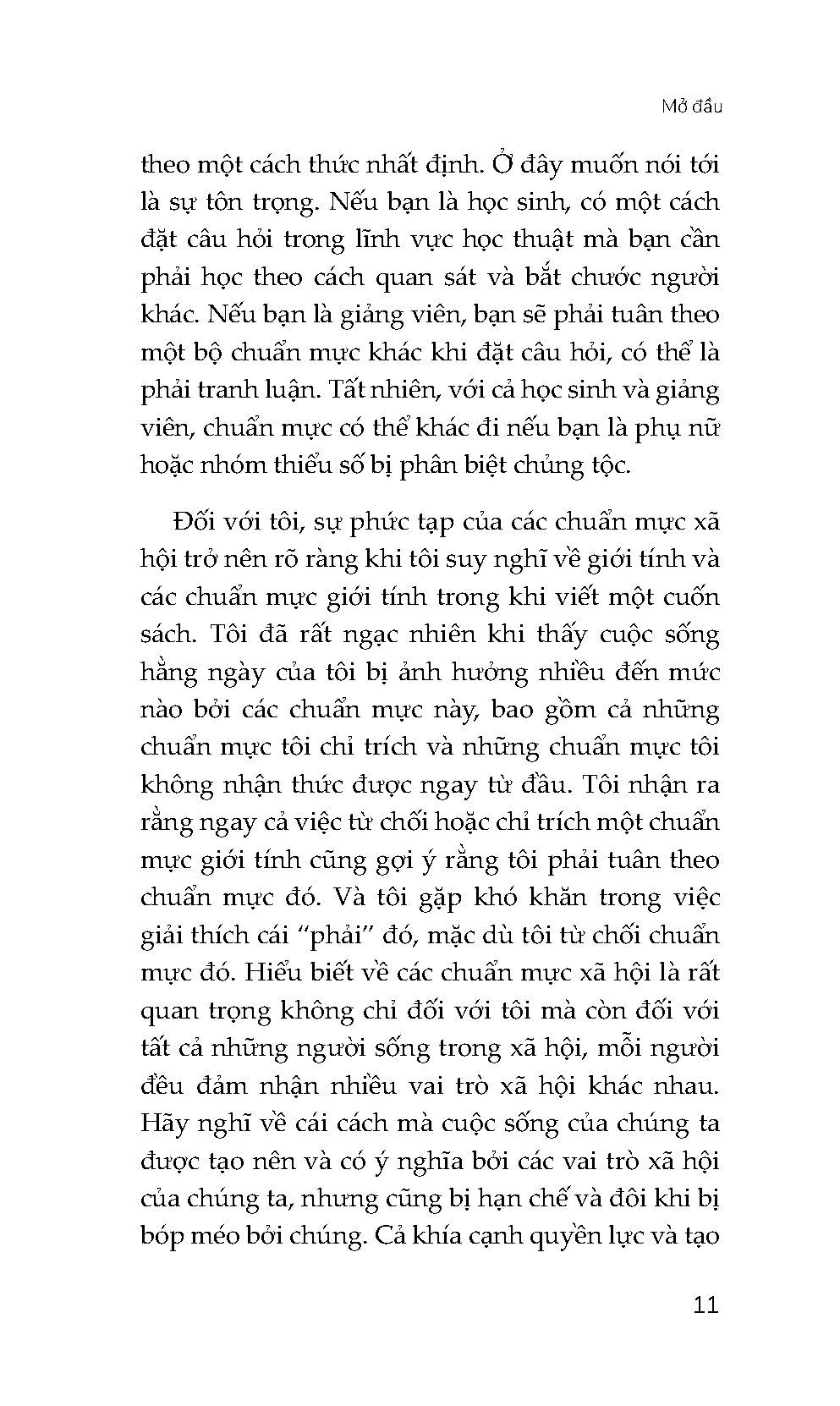 chuẩn mực xã hội - một cách tiếp cận từ bản thể luận