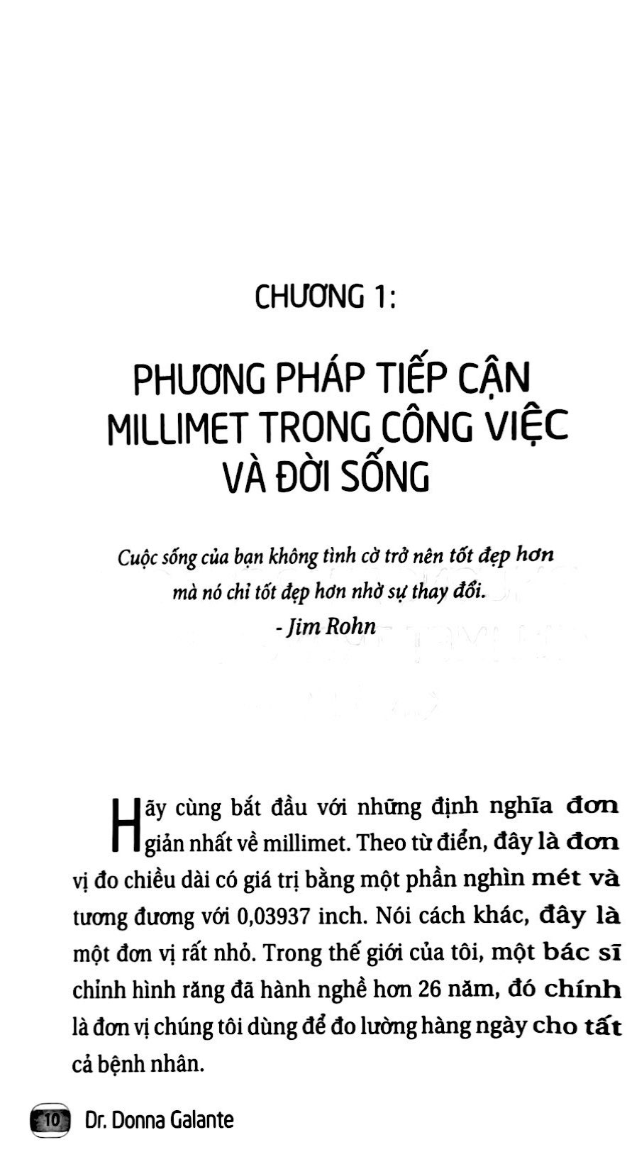 chuẩn từng milimet - thay đổi nhỏ, tác động lớn