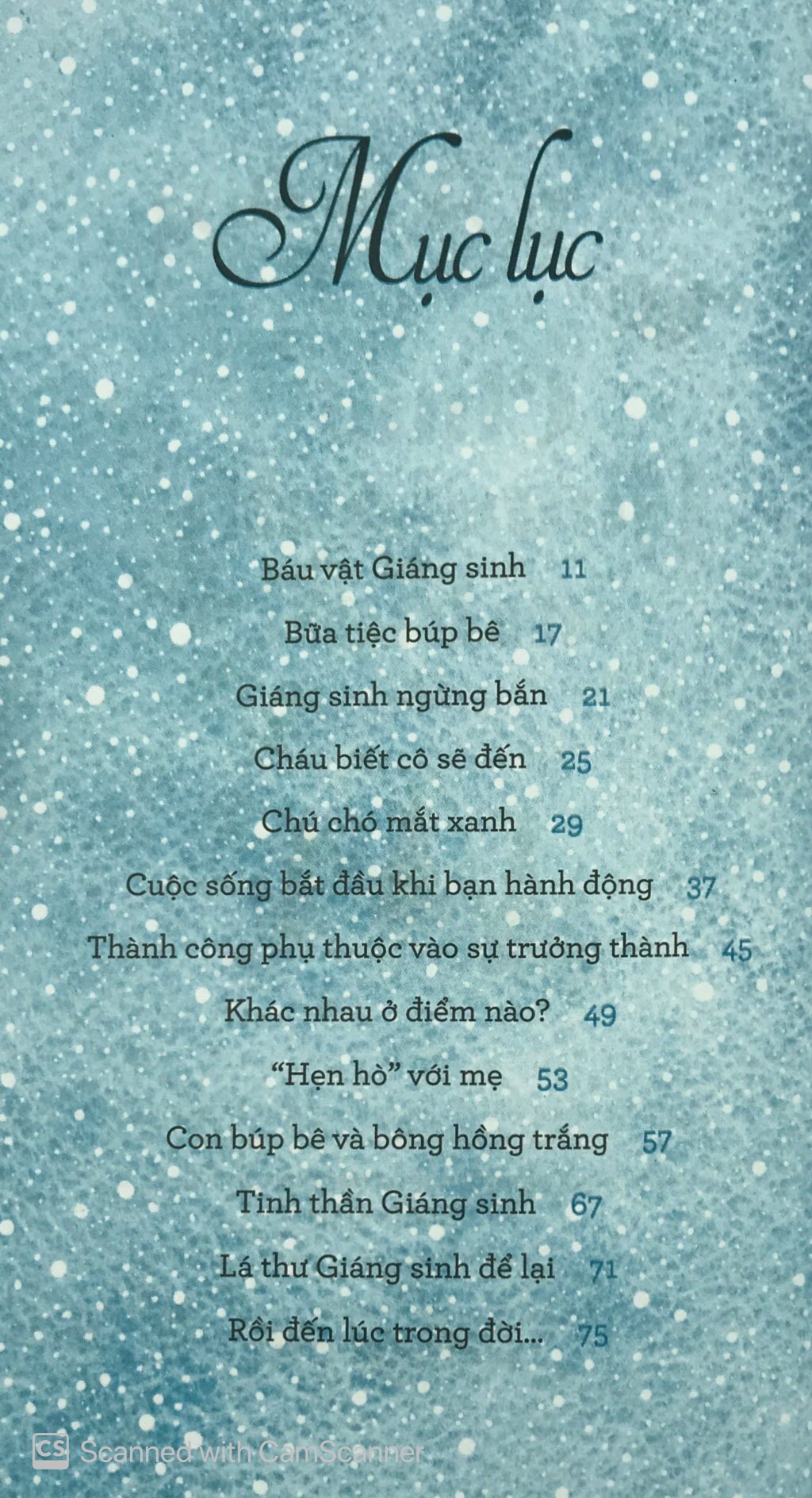 chúc giáng sinh an lành