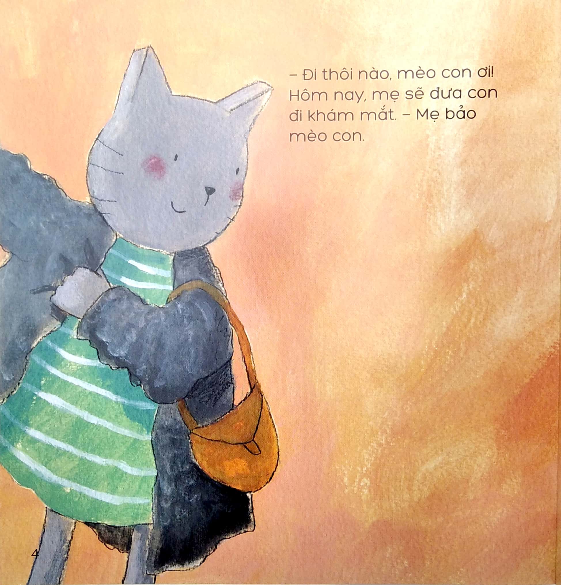 chúng mình là bạn thân - mèo con phải đeo kính