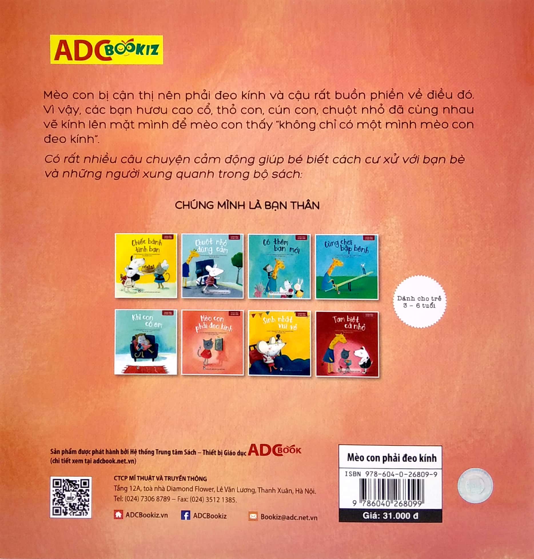 chúng mình là bạn thân - mèo con phải đeo kính