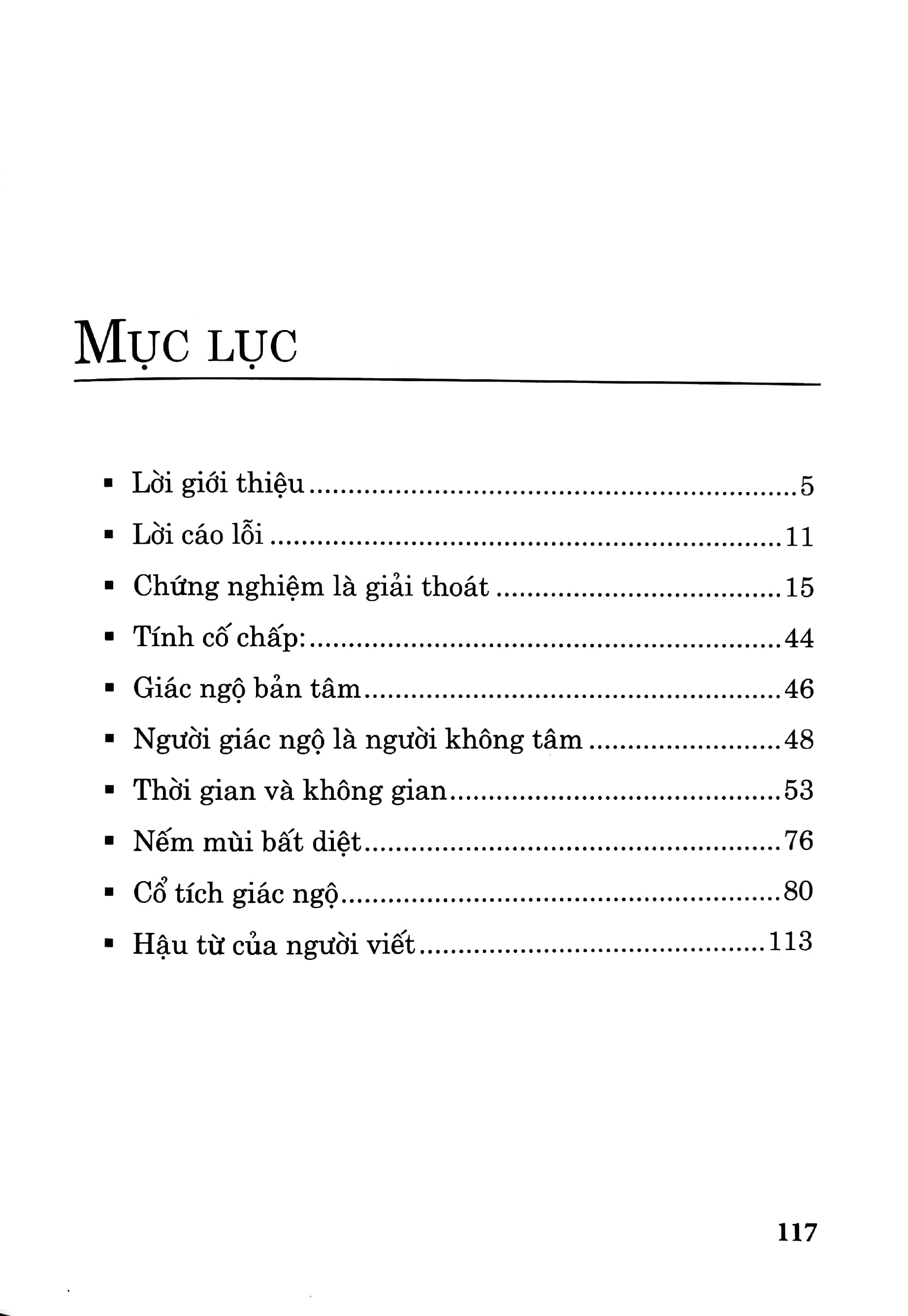 chứng nghiệm là giải thoát
