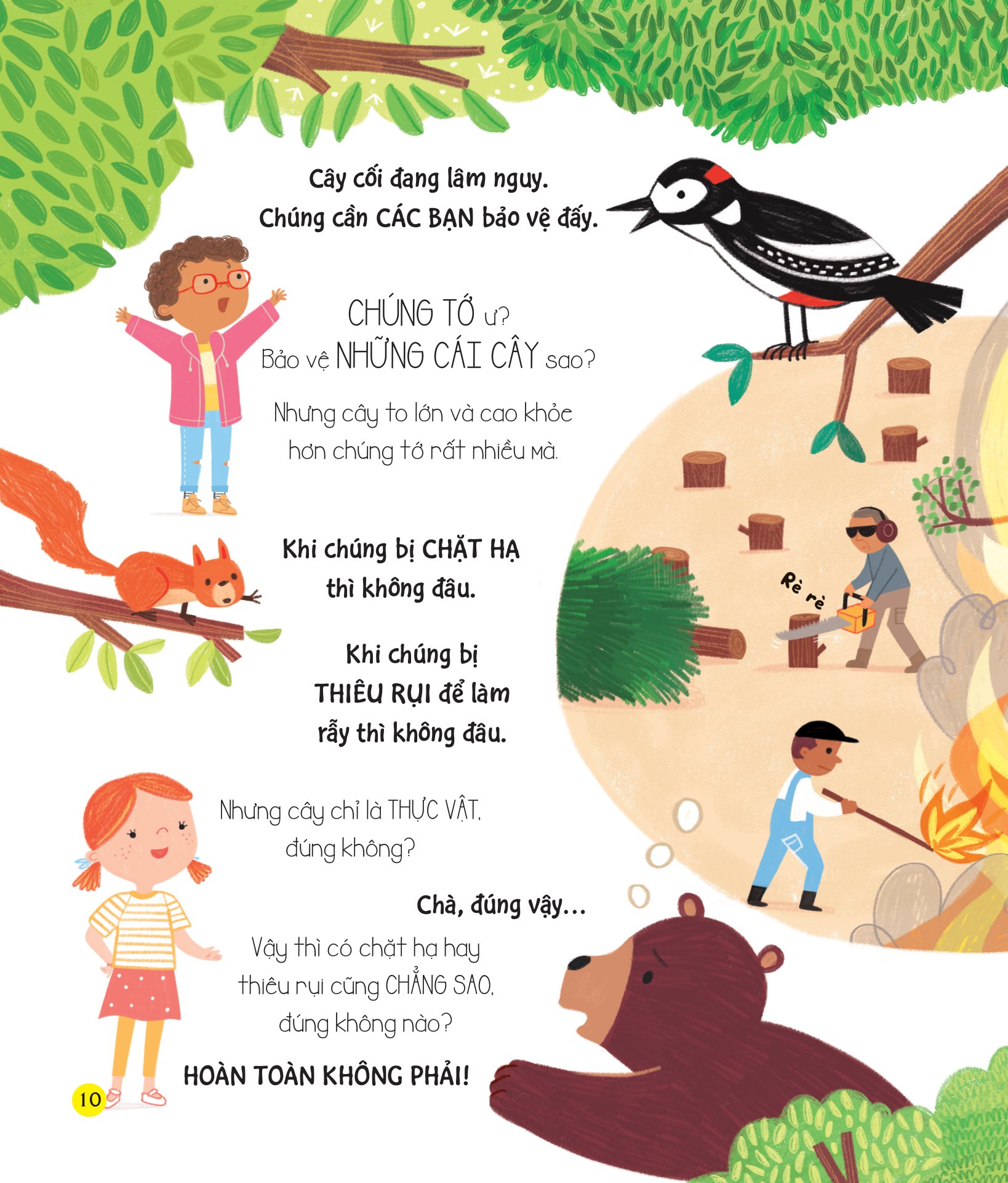 chúng ta có thể bảo vệ trái đất? - giải cứu cây xanh