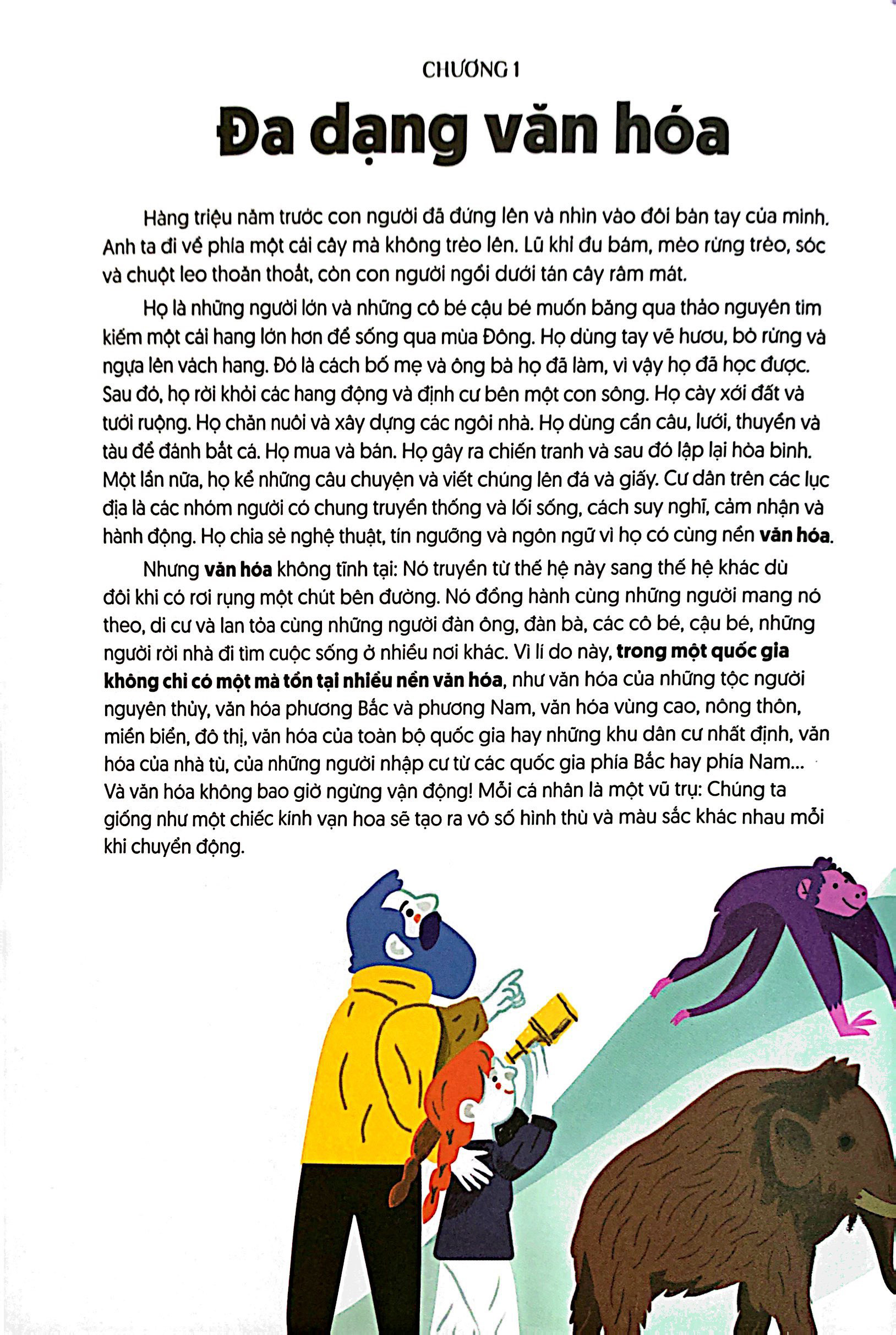 chúng ta đa dạng - một chuyến du lịch văn hóa để nhận biết giá trị và tôn trọng sự khác biệt