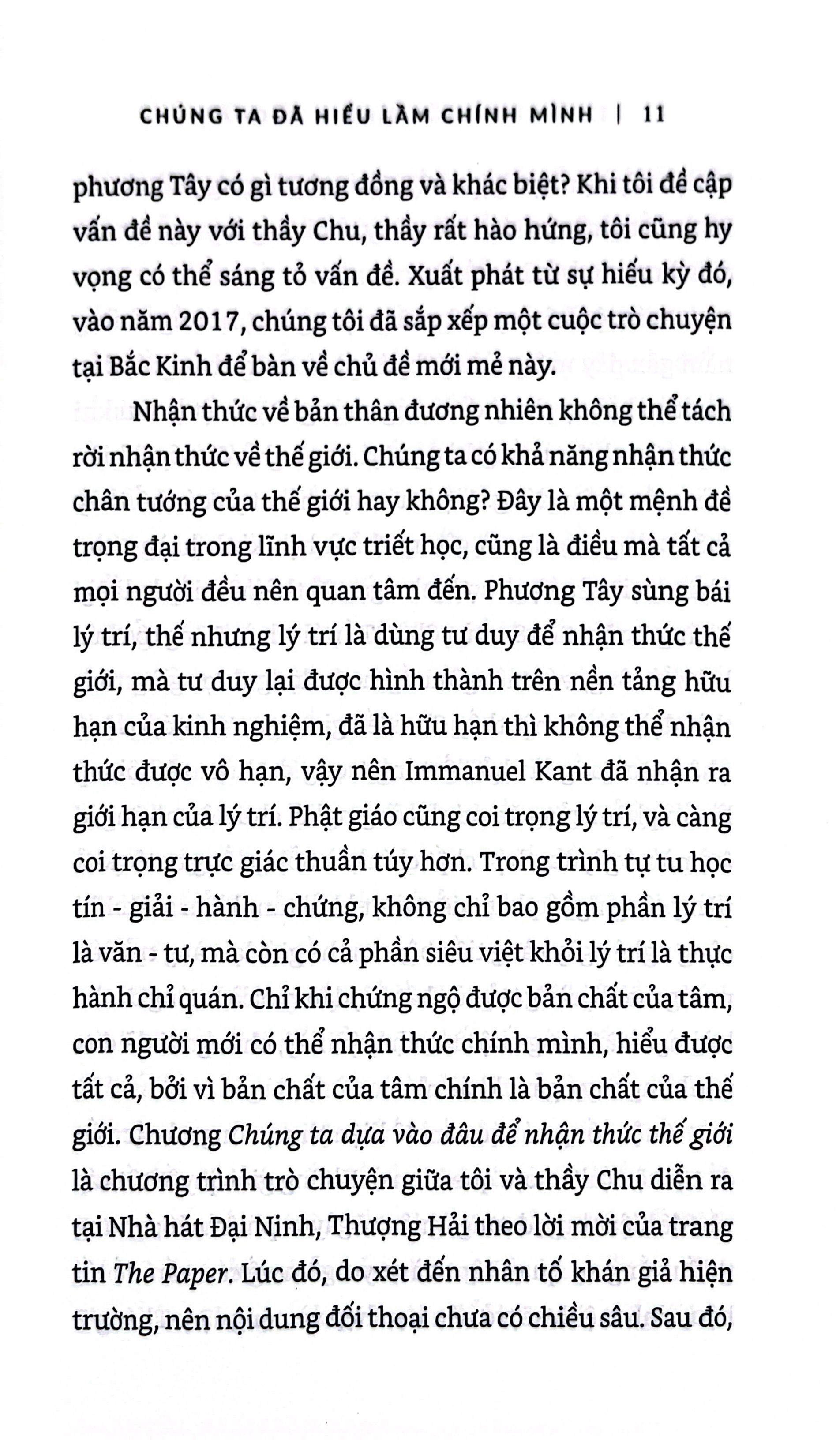 Chung Ta Da Hieu Lam Chinh Minh - Doi Thoai Giua Triet Gia Va Cao Tang