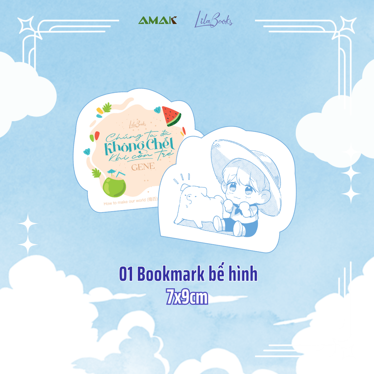 chúng ta đã không chết khi còn trẻ - tặng kèm 1 bìa áo hai mặt + 1 bookmark chibi bế hình + 1 background card hologram + 2 clearcard