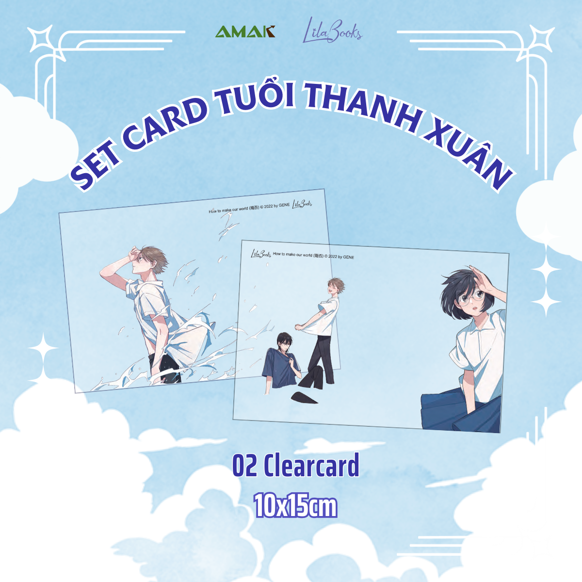 chúng ta đã không chết khi còn trẻ - tặng kèm 1 bìa áo hai mặt + 1 bookmark chibi bế hình + 1 background card hologram + 2 clearcard