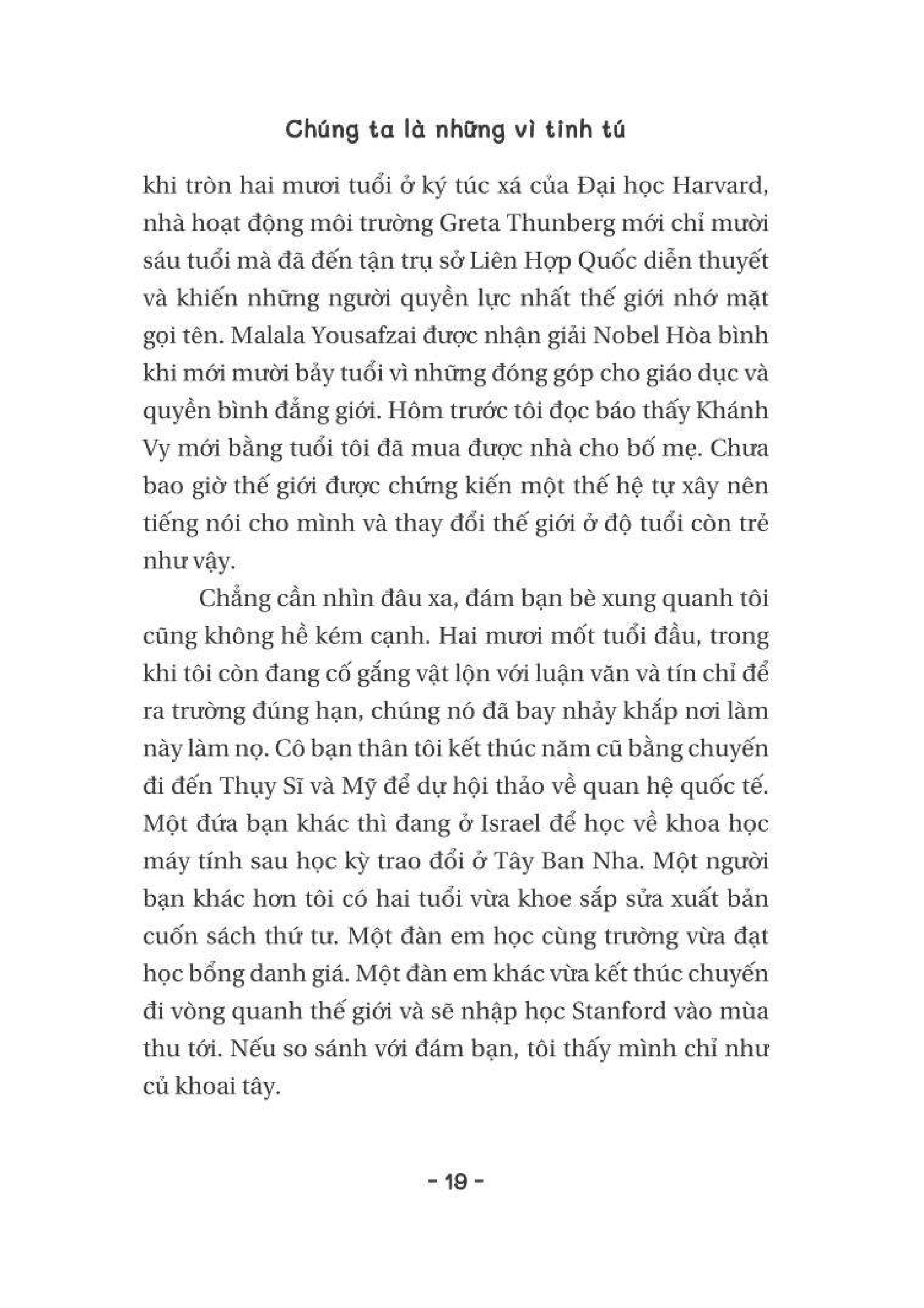 chúng ta là những vì tinh tú