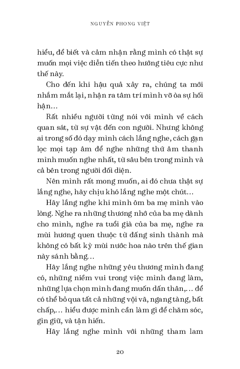 chúng ta sống để lắng nghe