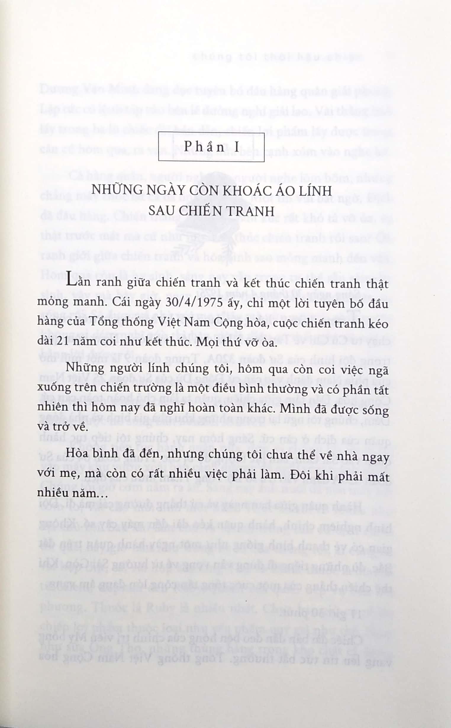 chúng tôi thời hậu chiến