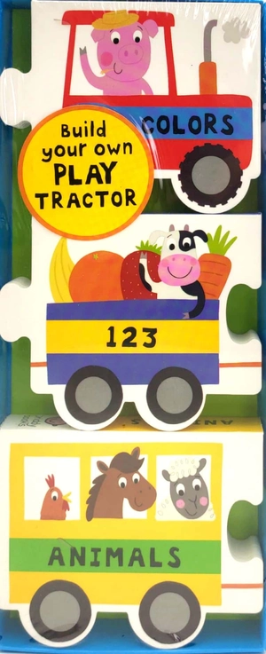 chunky set: play tractor: colors, 123, animals