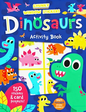 chunky window stickers - dinosaurs