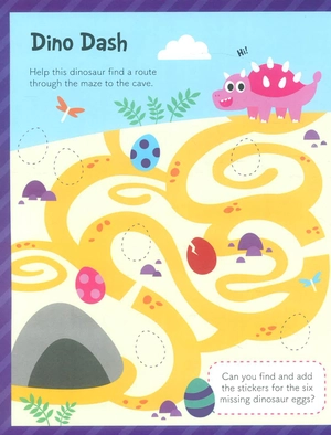 chunky window stickers - dinosaurs