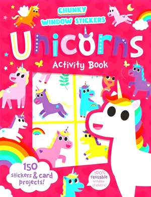 chunky window stickers - unicorns