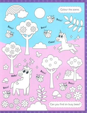 chunky window stickers - unicorns