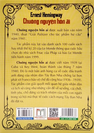 chuông nguyện hồn ai (tái bản 2022)