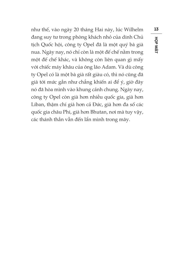 chương trình nghị sự