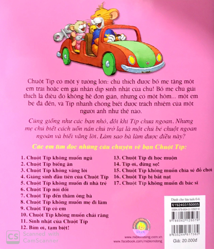 chuột típ có em (tái bản 2019)