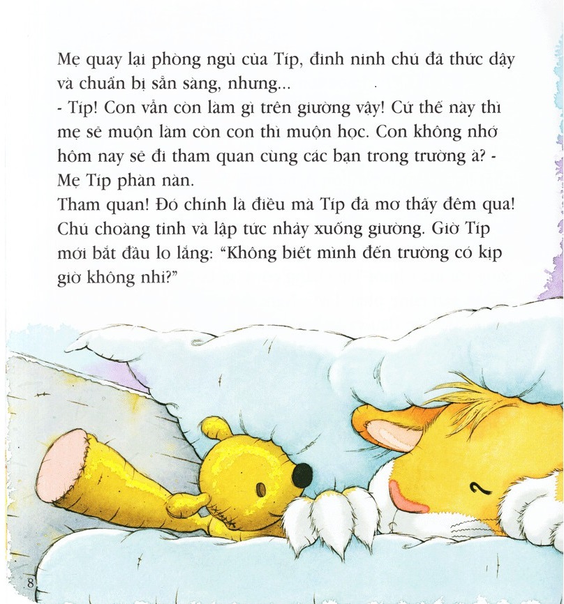 chuột típ đi học muộn (tái bản 2022)