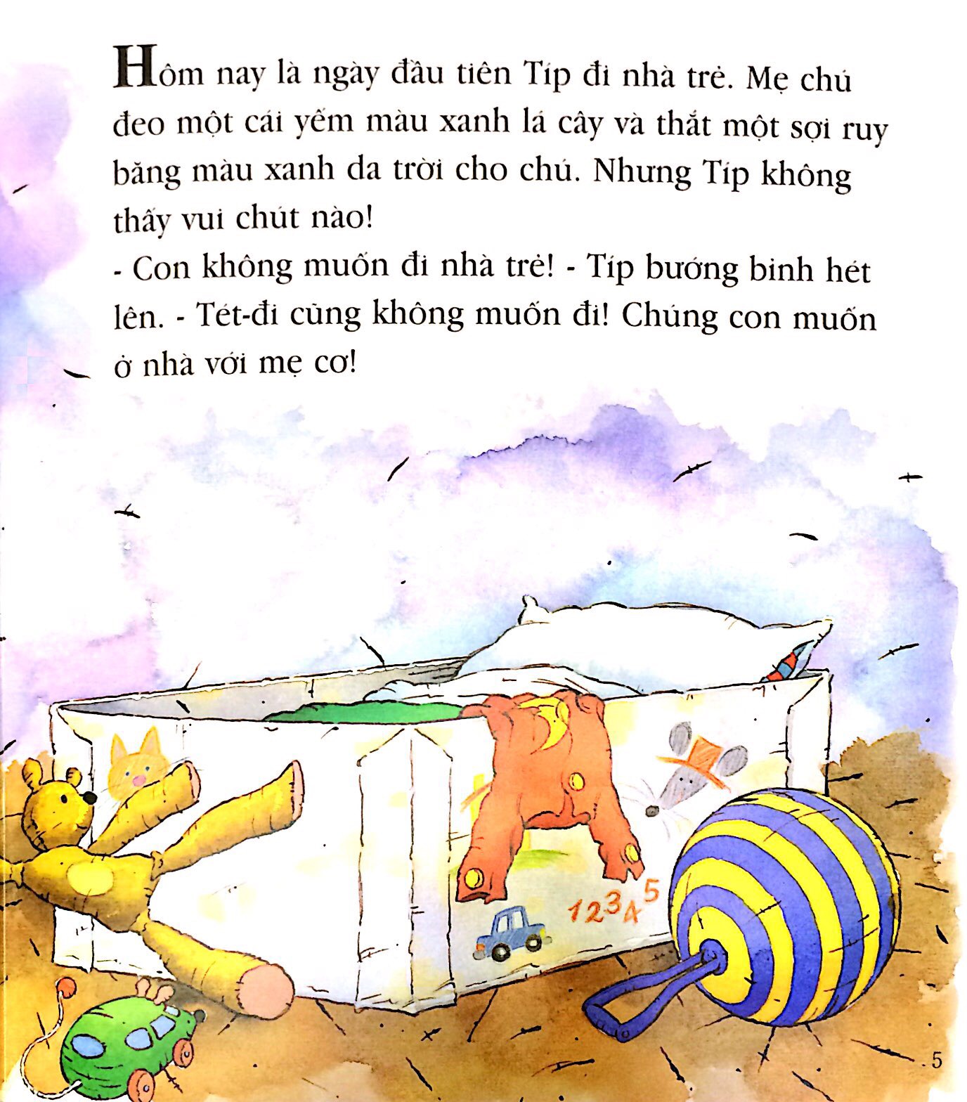 chuột típ không muốn đi nhà trẻ (tái bản 2022)