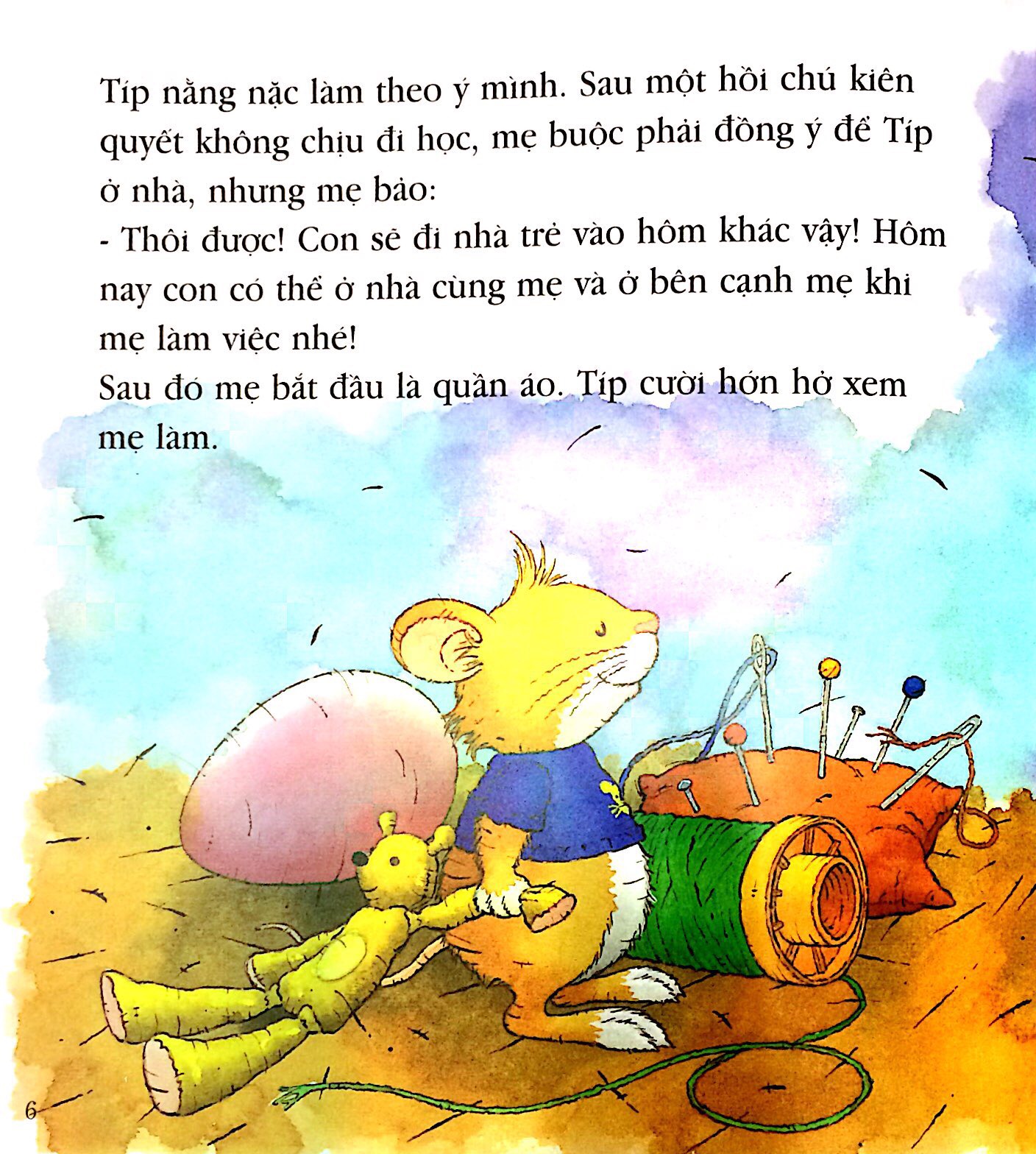 chuột típ không muốn đi nhà trẻ (tái bản 2022)