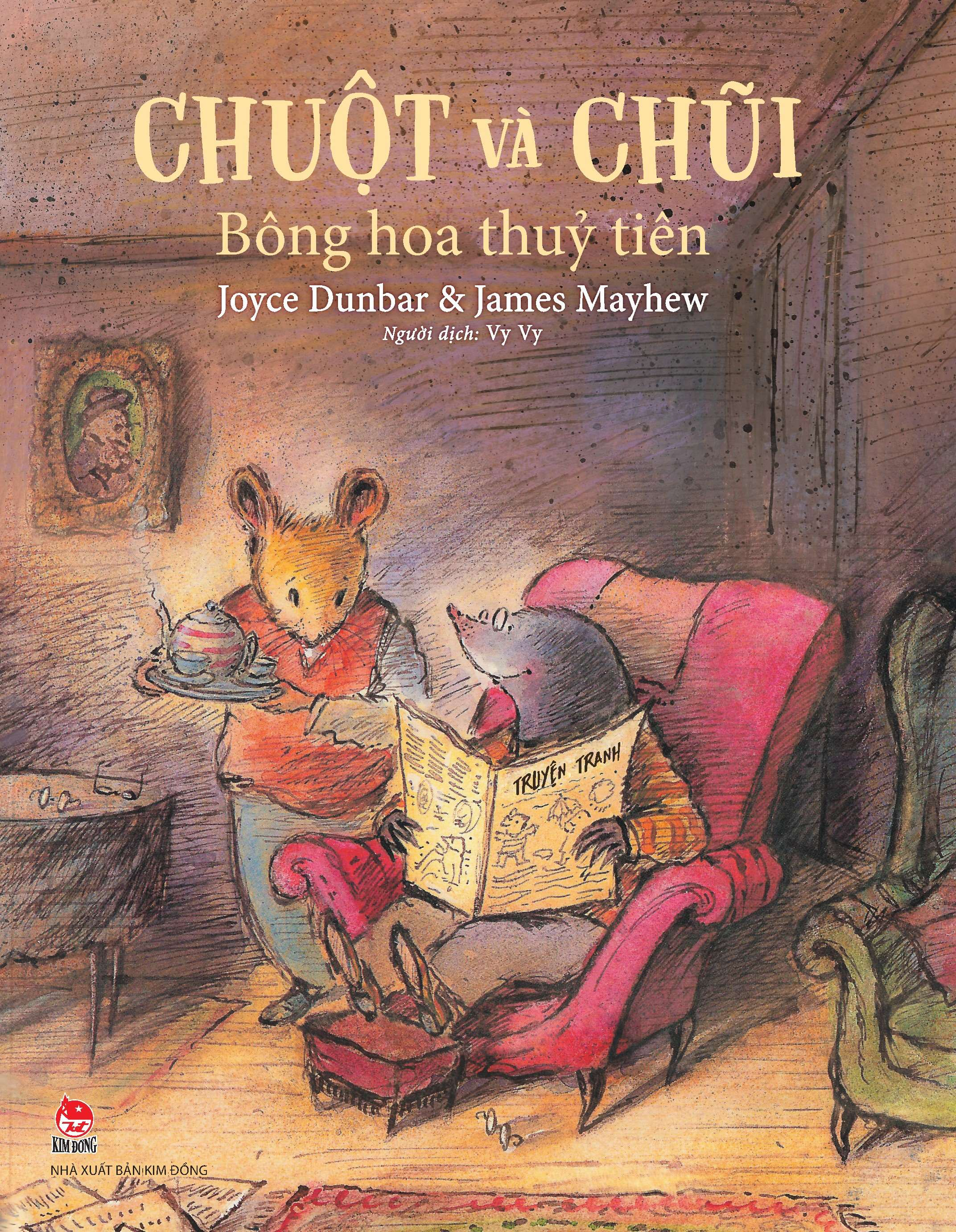 chuột và chũi - bông hoa thuỷ tiên